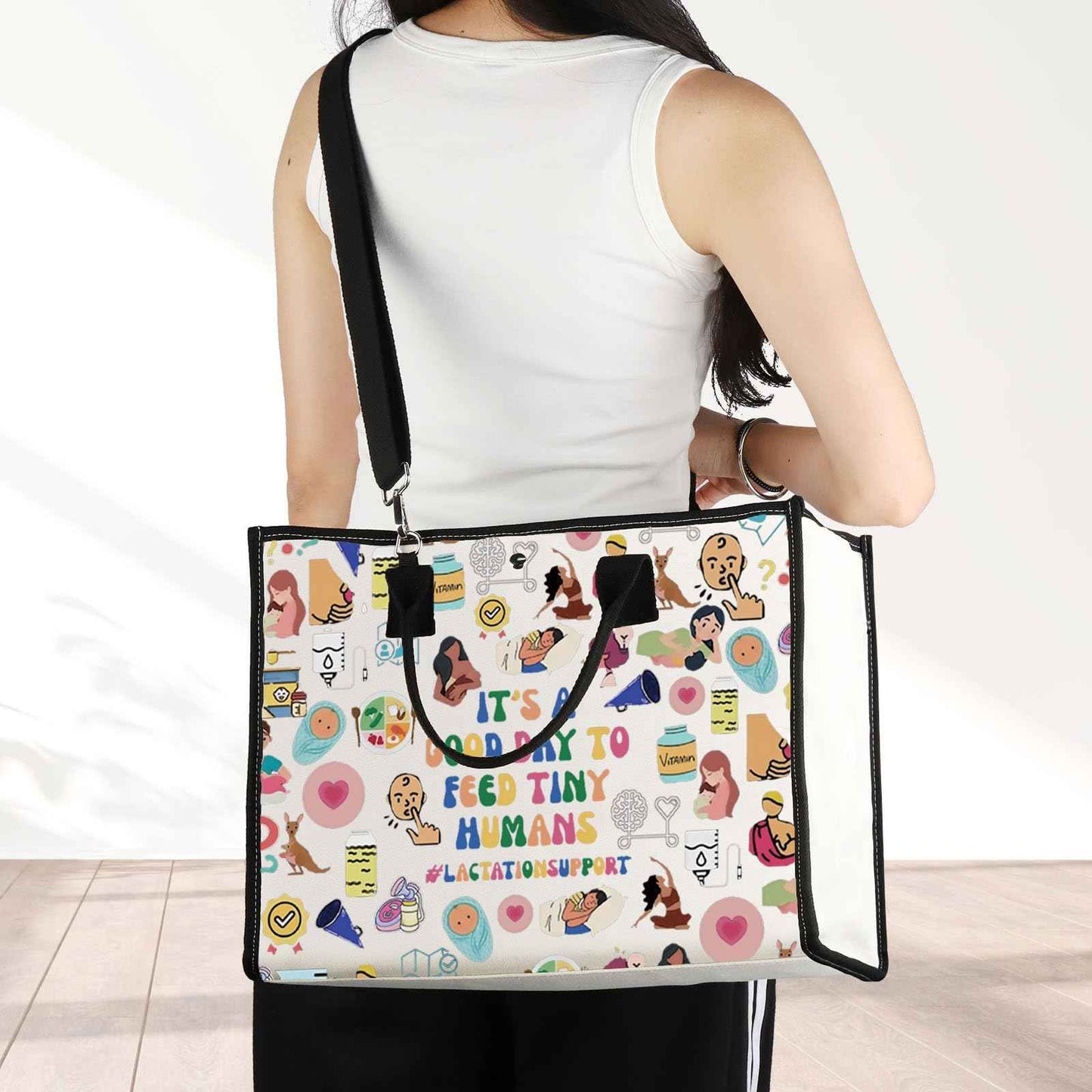 JNIAP Lactation Consultant & Counselor Educator Gifts - Zipper Bag (Feed Tiny Tote)