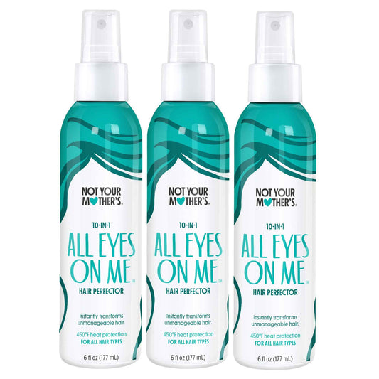 Not Your Mother's All Eyes On Me 10-in-1 Hair Perfector (3-Pack) - 6 fl oz - Heat Protectant for Hair - Moisturizing Detangler Spray and Frizz Control