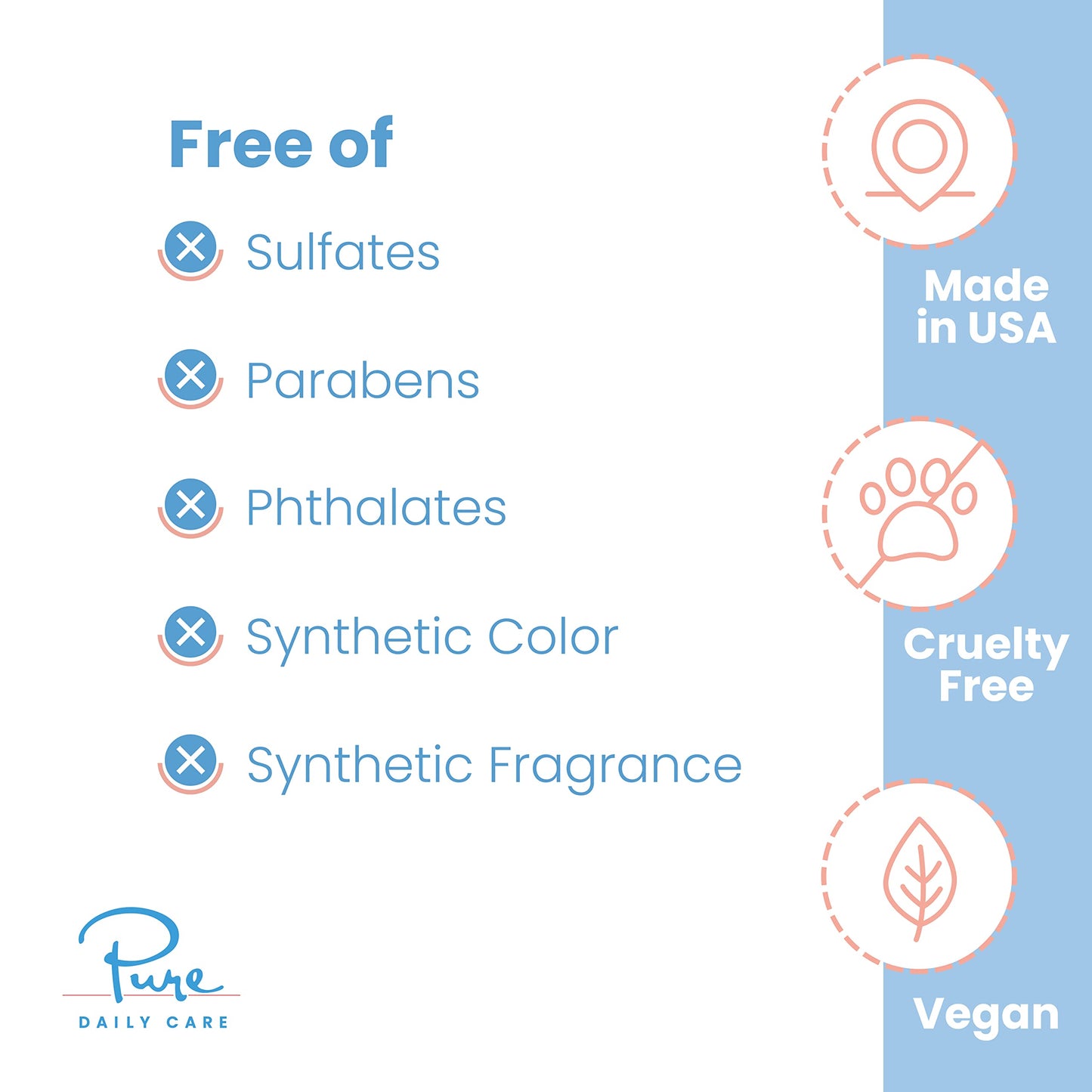 Pure Daily Care Essential Hyaluronic Moisturizer (1.66 Oz) - Hydrating Silicone-Free Daily Clean Beauty Face Cream For All Skin Types