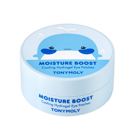 TONYMOLY Moisture Boost Cooling Hydrogel Eye Patches, 90 g. (30 Pairs) | Refreshing and Hydrating Eye Patches for Under Eyes