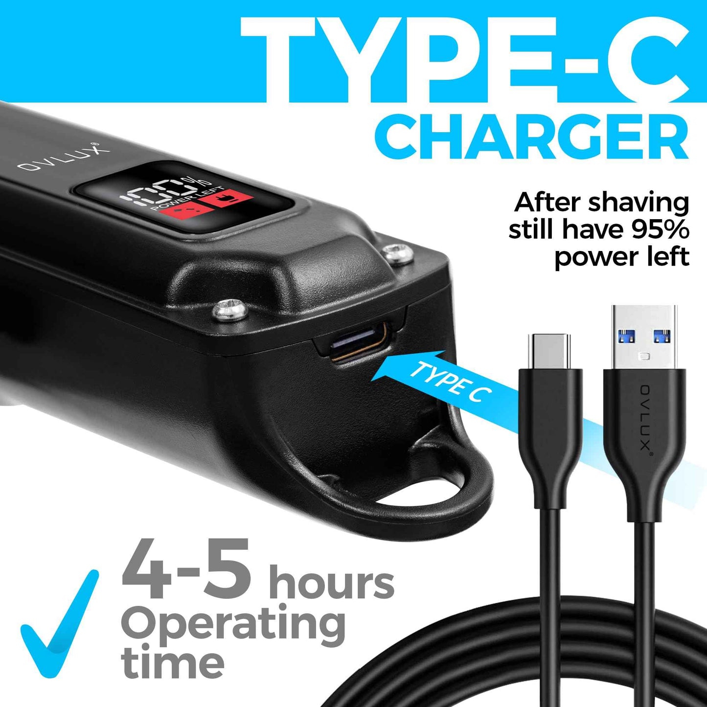 Cordless Hair Clippers for Men: Professional Barber Clippers for Precision Grooming, Rechargeable and Powerful - Máquina para Cortar Pelo de Hombre