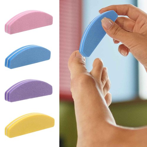 80 Count Mini Nail Buffers Kit, 100/180 Grit Buffing Blocks Small Nail Files for Acrylic and Natural Nails (Pack of 2)