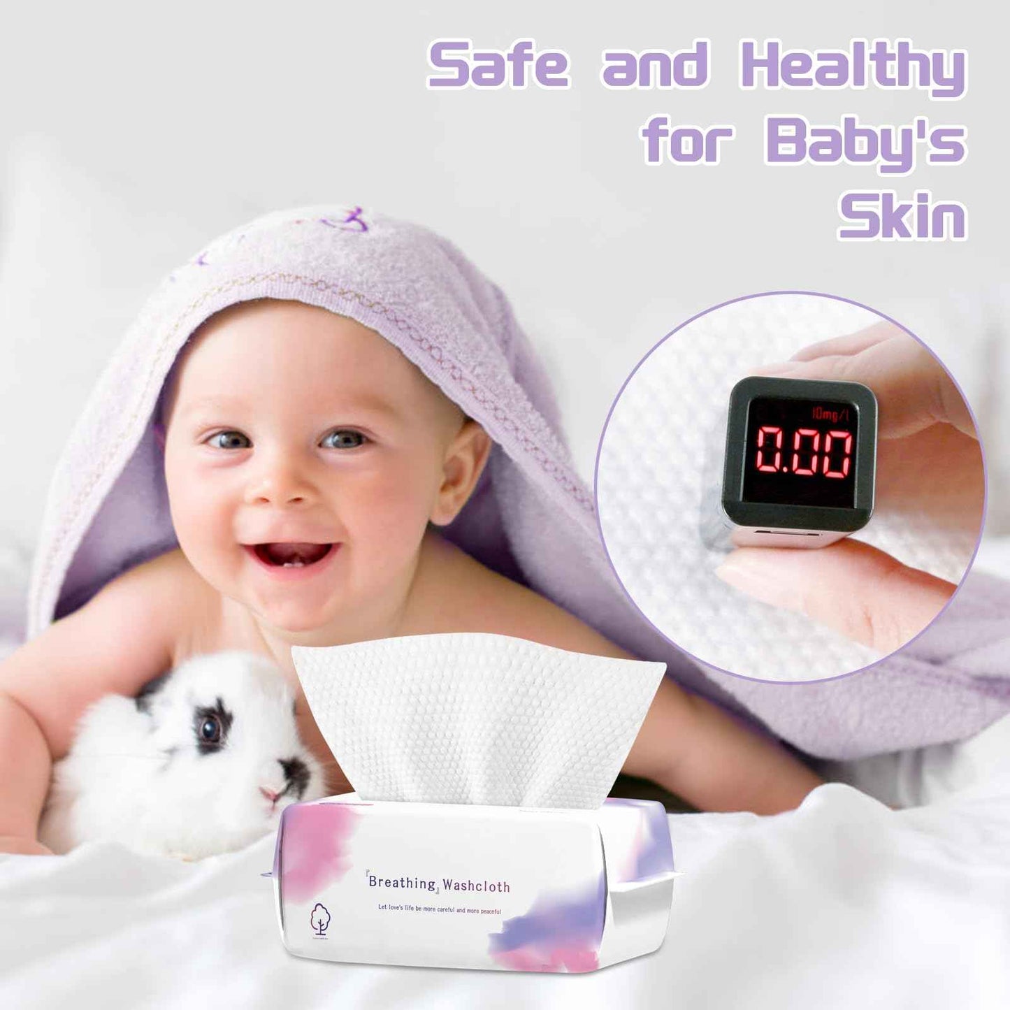 Disposable Face Towel 400 Count, Soft Cotton Face Towels, Dry Wipes Facial Cloths Towelettes for Washing and Drying, Lint Free Facial Tissue for Skincare, Makeup Remover and Cleansing