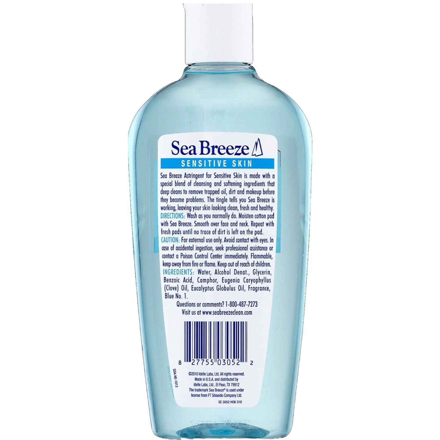 Sea Breeze Sensitive Skin Astringent 10 oz (Pack of 6)