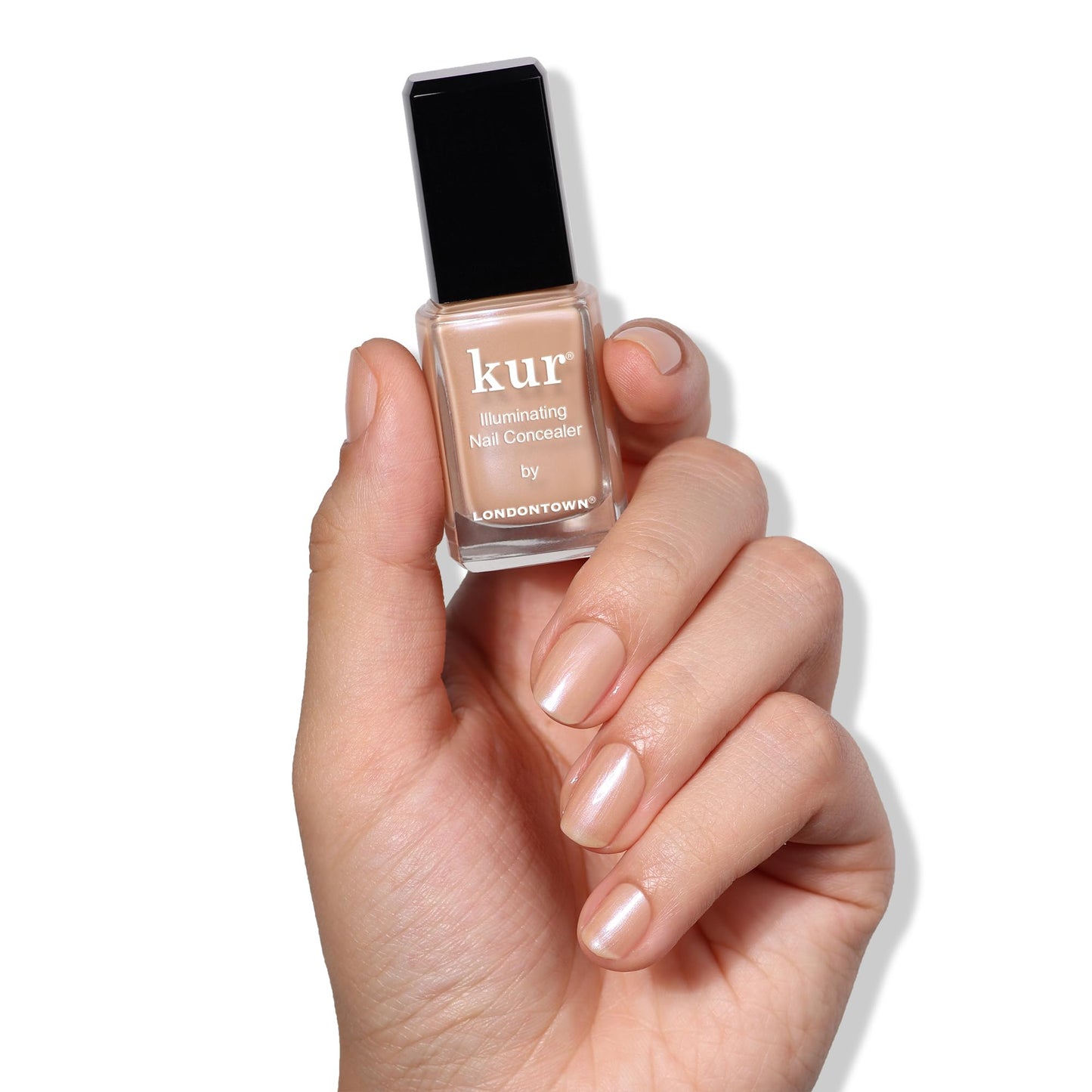 LONDONTOWN kur Go Bare Nail Conceal & Go Duo Set, Includes Go Bare Nail Illuminating Concealer & Gel Genius Top Coat, 2 Piece Set, 0.4 Fl Oz