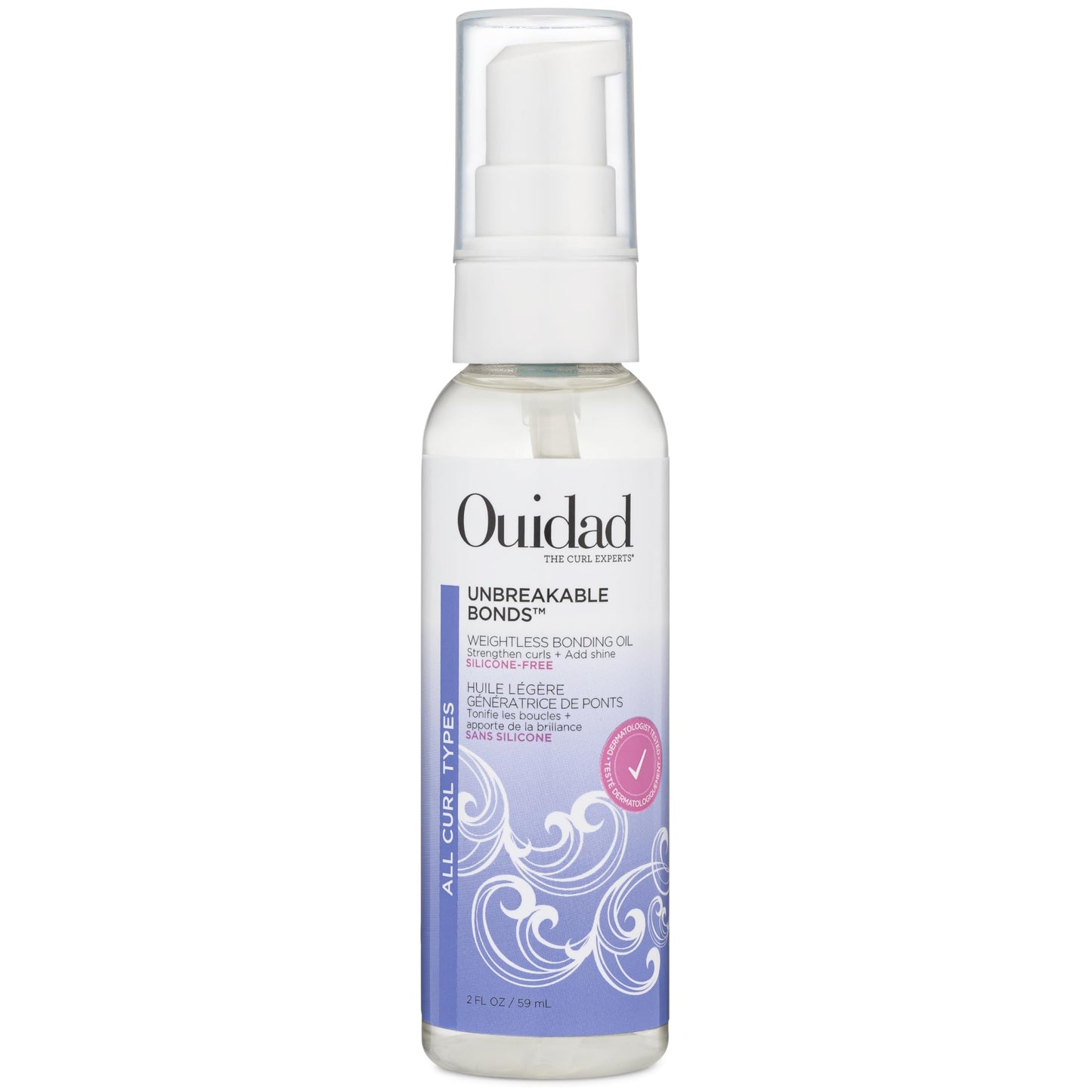 Ouidad Unbreakable Bonds Weightless Bonding Oil, 2 fl oz, Hydrating & Strengthening Oil for Curly Hair, Infused with Squalane & Vitamin C, Sulfate, Paraben & Cruelty-Free Curly Hair Products