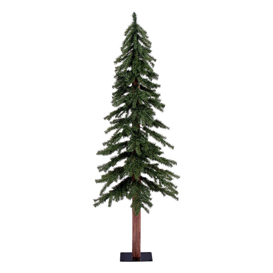 Vickerman 5' Natural Alpine Artificial Christmas Tree - Unlit - Faux Christmas Tree - Seasonal Indoor Home Decor - Artificial Decorative Christmas Tree - Reliable and Durable