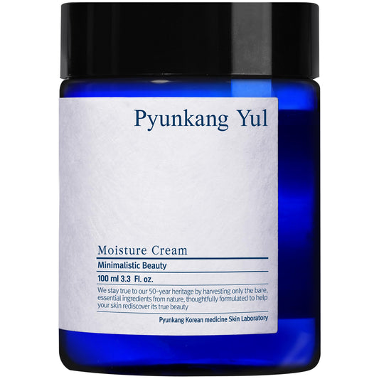 Pyunkang Yul Face Moisture Cream - Korean Skin Care Facial Moisturizer for dry and combination skin types - Natural Ingredients Shea Butter, jojoba seed oil deeply moisturize Skin - 3.4 Fl oz