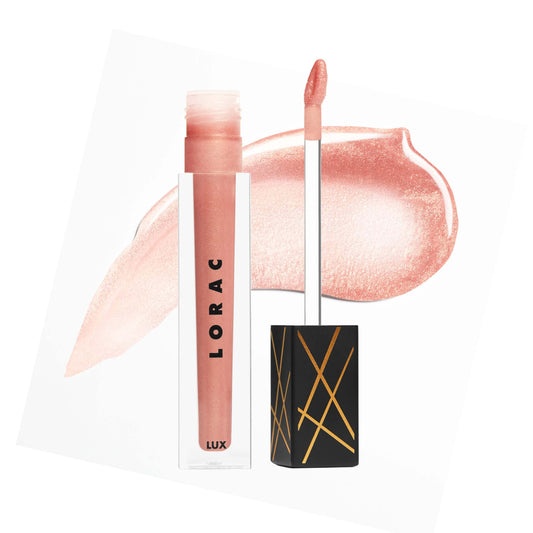 LORAC LUX Diamond Lip Gloss | Genuine Diamond Dust | Non-Sticky | Pink Sands