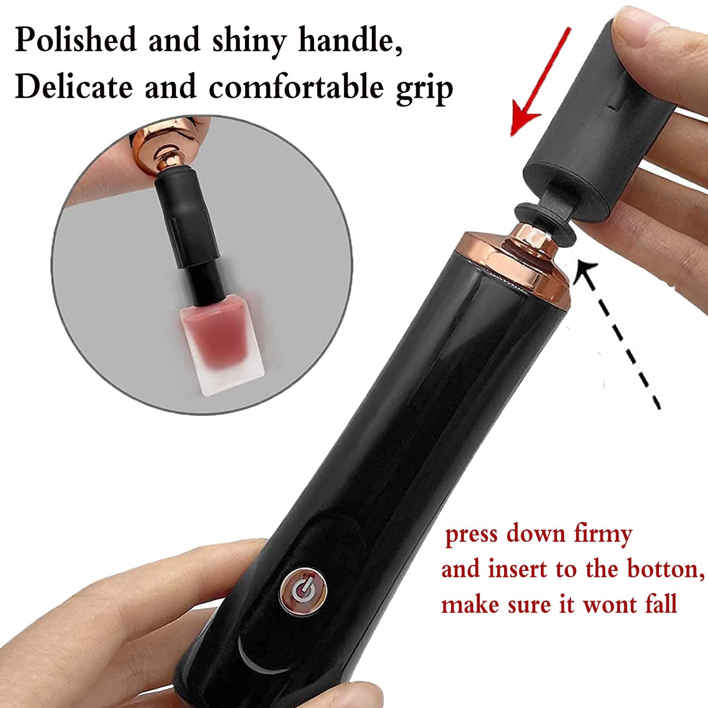 Glue Shaker for Eyelash Extensions, BUCICE Electric Nail Lacquer Shaker, Electric Shaker Time Saving Handsfree Tool Glue Nails Polish