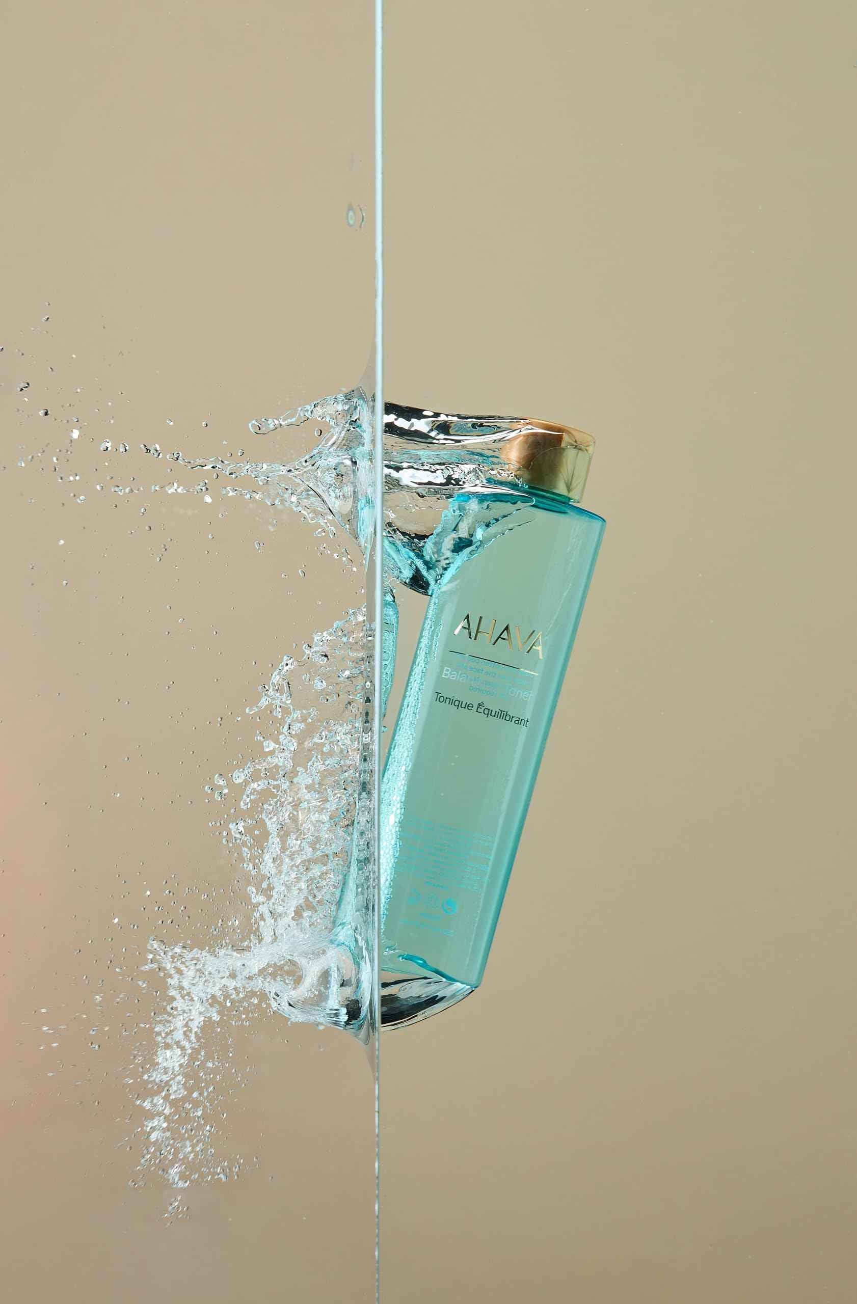 AHAVA Cleanse Balancing Toner - Lightweight toner to clean & rebalance skin’s hydration & pH, Enriched with our exclusive skin activator, Osmoter & Bilberry extract & fruit acids, 8.5 Fl.Oz