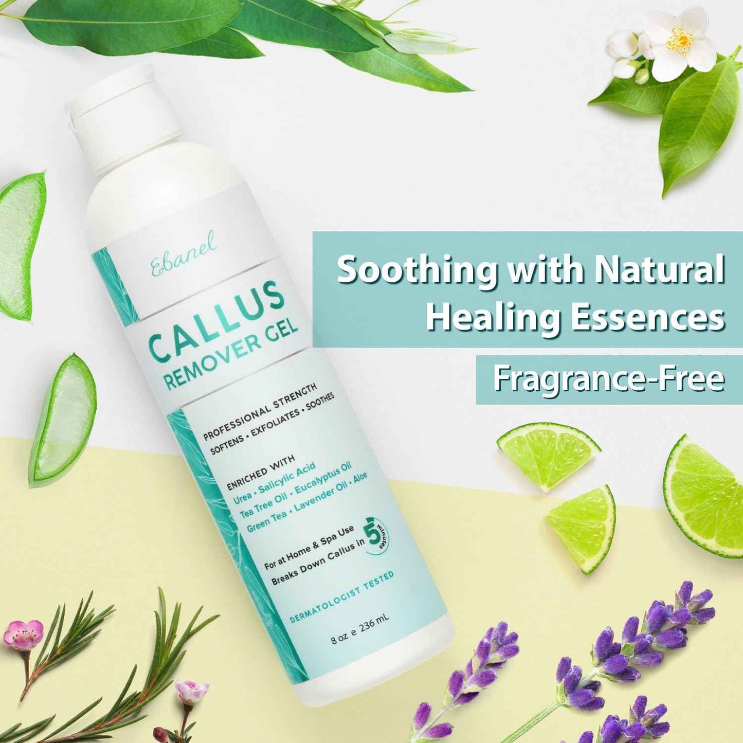 Ebanel Bundle of 40% Urea Cream and Callus Remover Gel