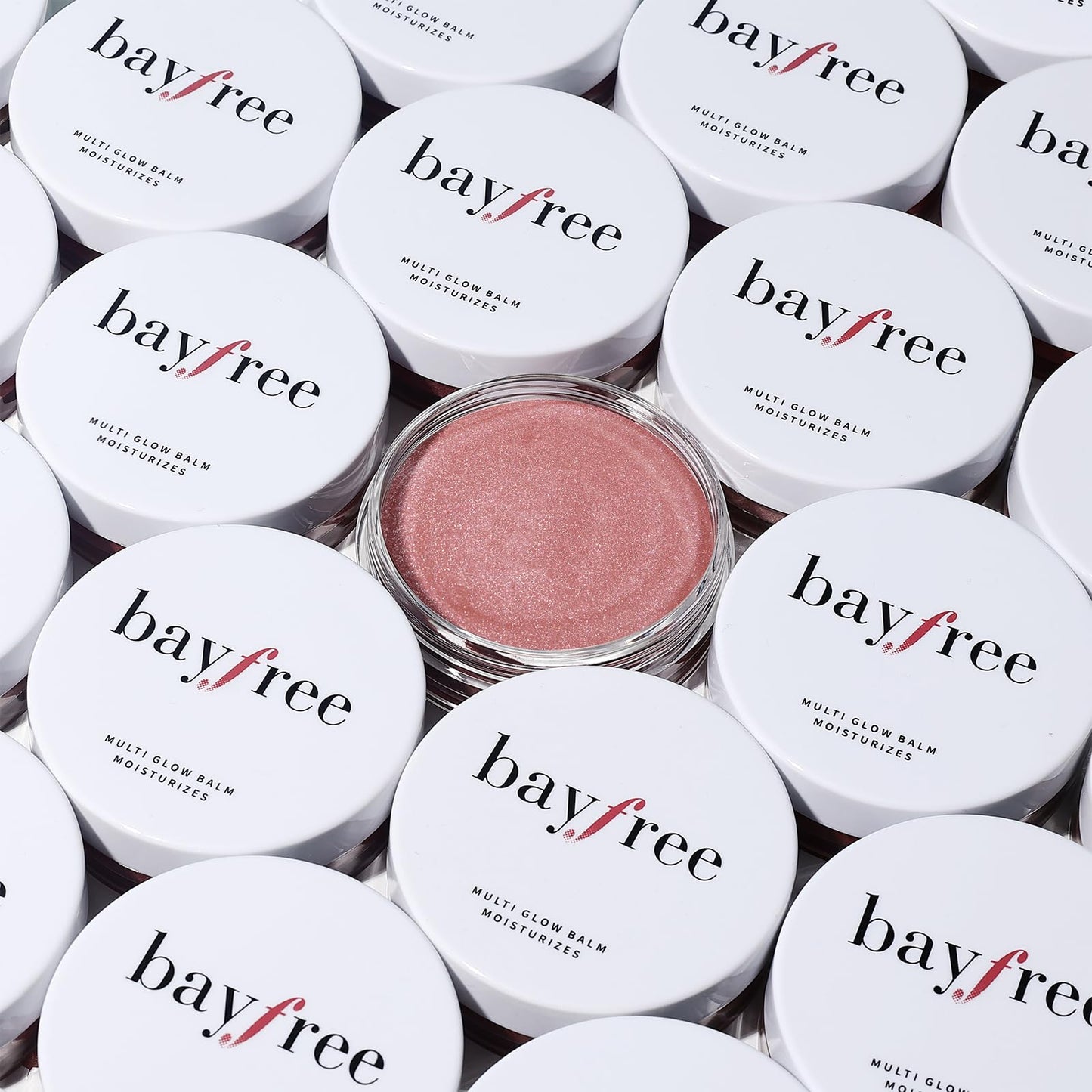 bayfree Multi Glow Balm, Cream Blush for Cheeks, Blush Balm Face Makeup, Radiant Finish, Hydrating, Creamy, Lightweight & Blendable Color, Face Balm, 0.63 Oz (Pink Sakura)