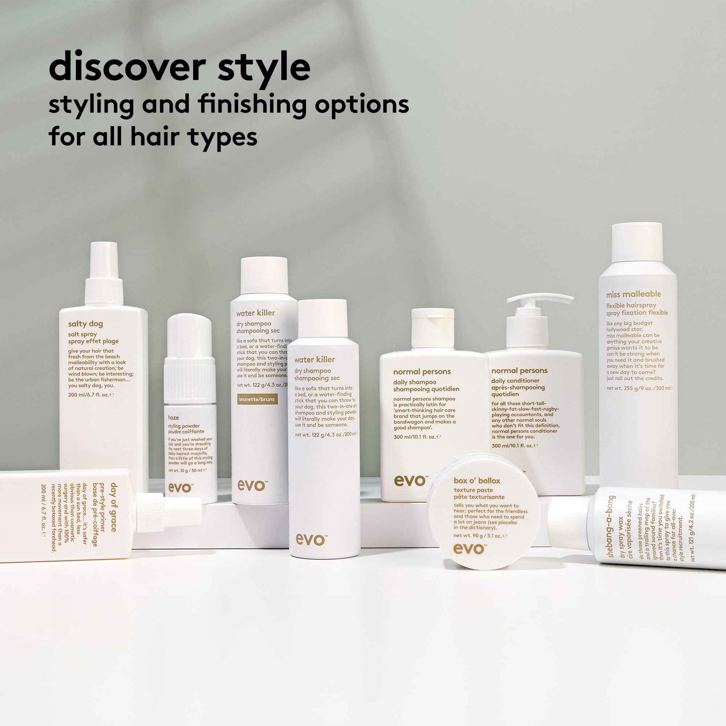 EVO Normal Persons Daily Care Conditioner - Deeply Cleanses, Removes Product Build-Up & Strengthens All Hair Types - 300ml / 10.1fl.oz