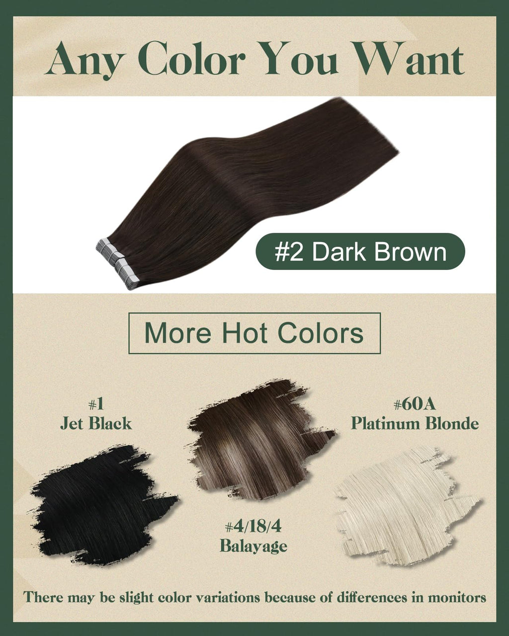 Ugeat Human Hair Tape in Extensions Brown Hair Extensions Real Human Hair Dark Brown Tape in Straight Remy Hair Extensions Invisible Double Sided Tape in Hair Extensions for Women 18Inch 20pcs 50G