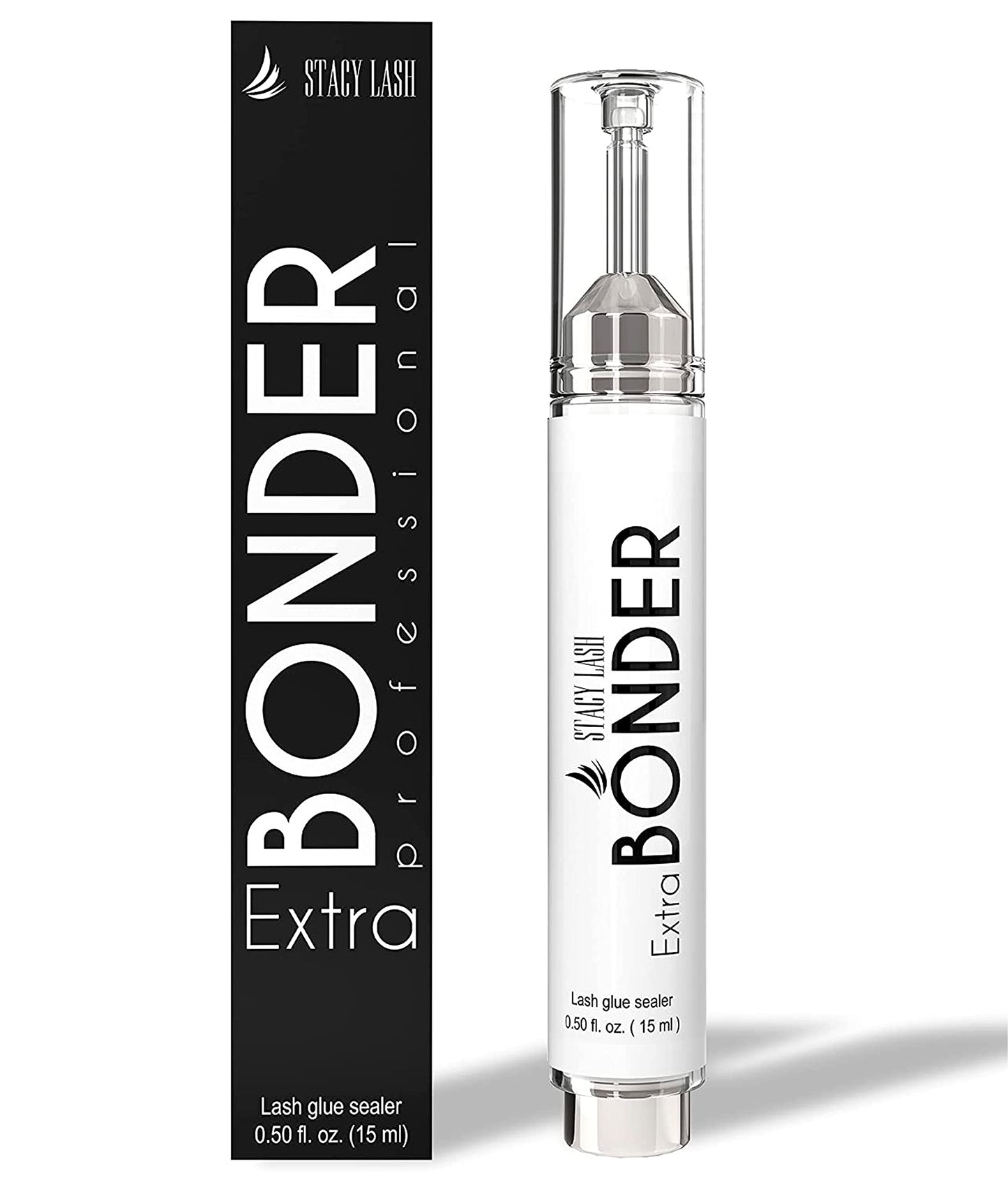 Lash Bonder for Eyelash Extensions by Stacy Lash /0.50fl.oz./15ml/Reduces Lash Extension Glue Fumes/Super Sealer/Lash Tech Supplies/Lash Primer Aid/Professional Use