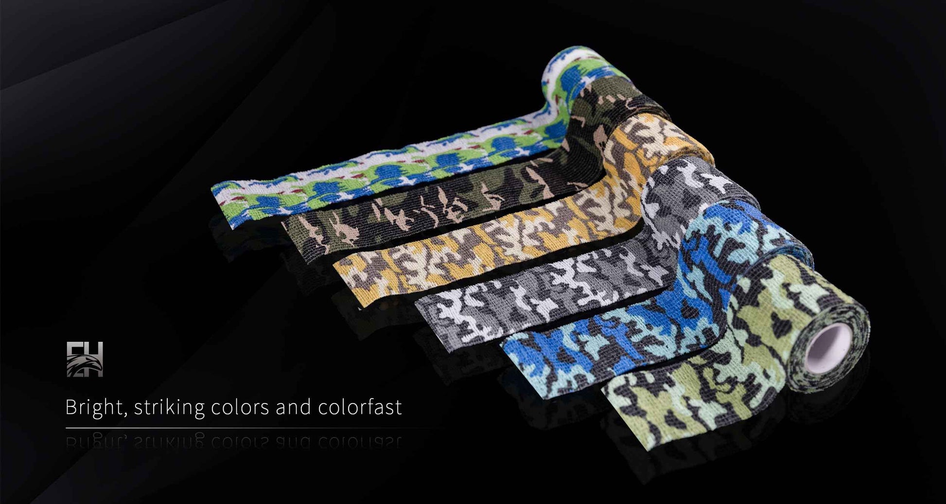 EH Tattoo Grip Tape 12Pcs Self-Adhesive Bandage Cohesive Elastic Wrap for Tattoo Pen Machine Accessories