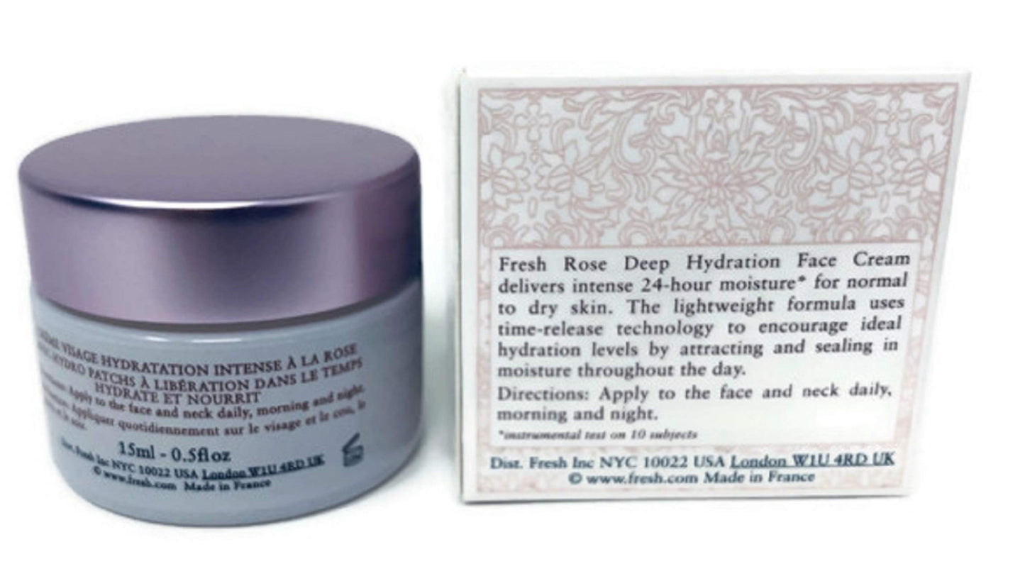 Fresh Rose Deep Hydration Face Cream - To Go 0.5oz (15ml)