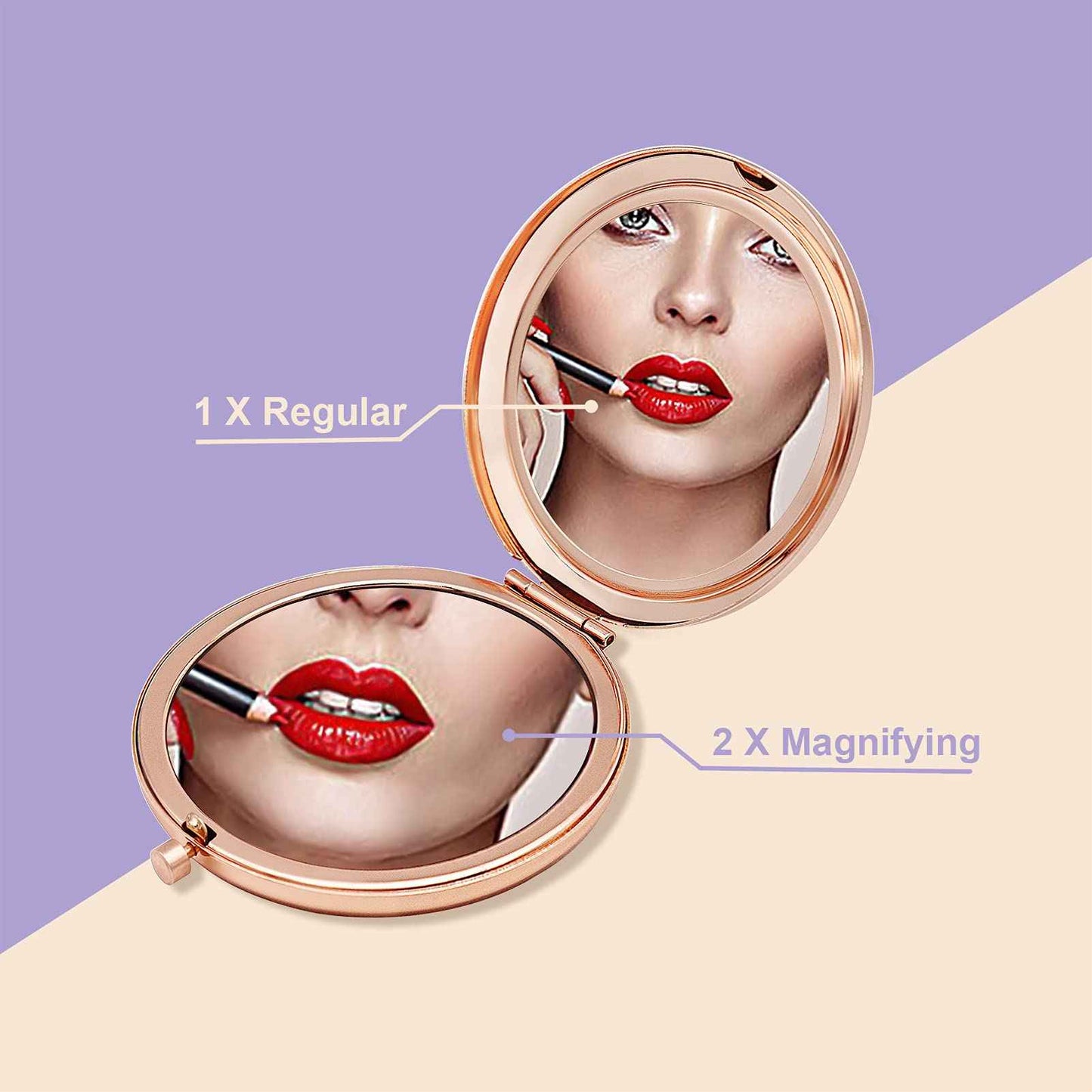 Jielahua 16th Birthday Gifts for Girl Sweet 16 Year Old Birthday Gifts Ideas for Girls Daughter Granddaughter Niece Travel Mirror Compact Makeup Mirror Birthday Gifts from Sister Friendship Gifts