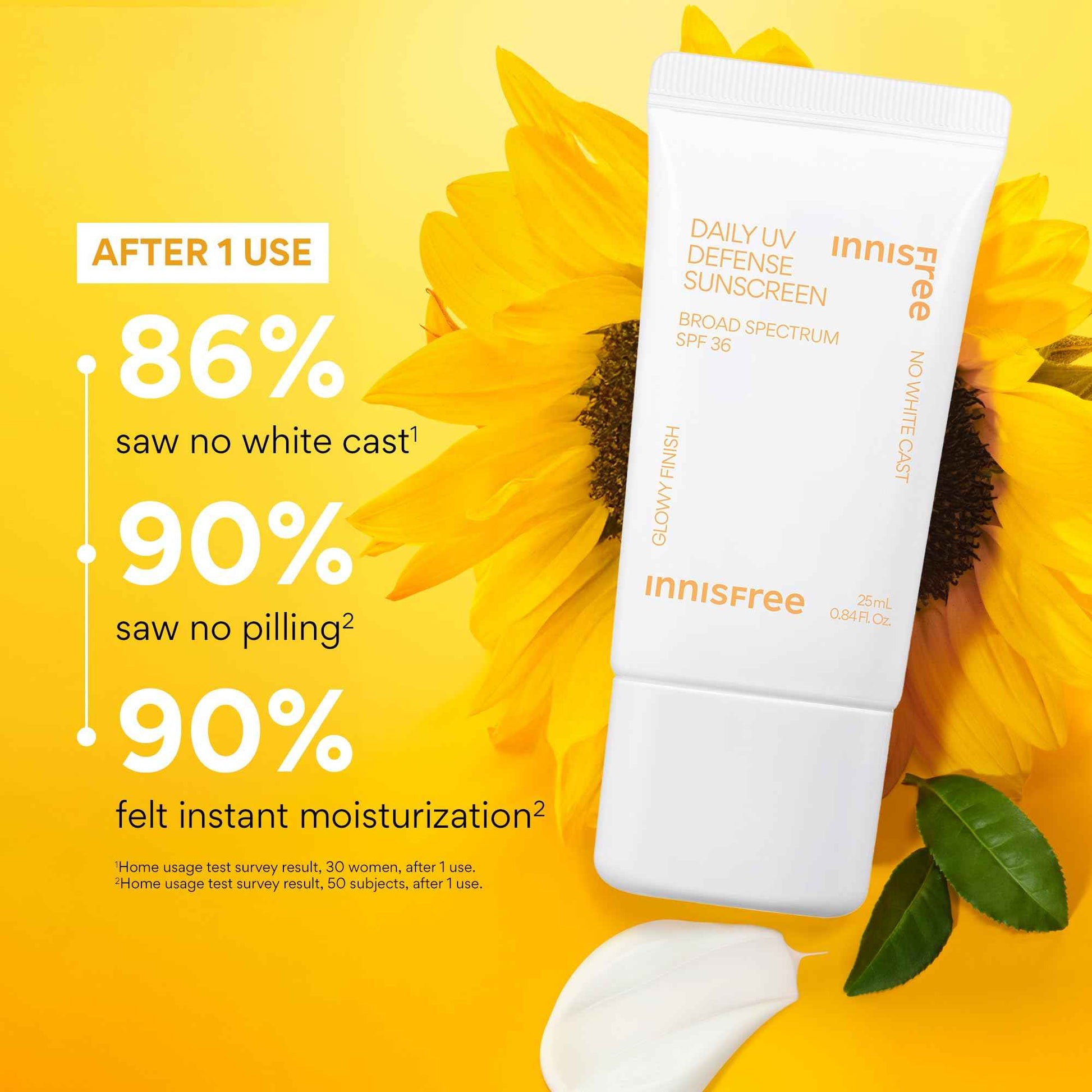Innisfree Daily UV Defense SPF 36 Jumbo – Korean Face Sunscreen, Invisible Finish, Broad Spectrum, No White Cast, Lightweight, Hydrating