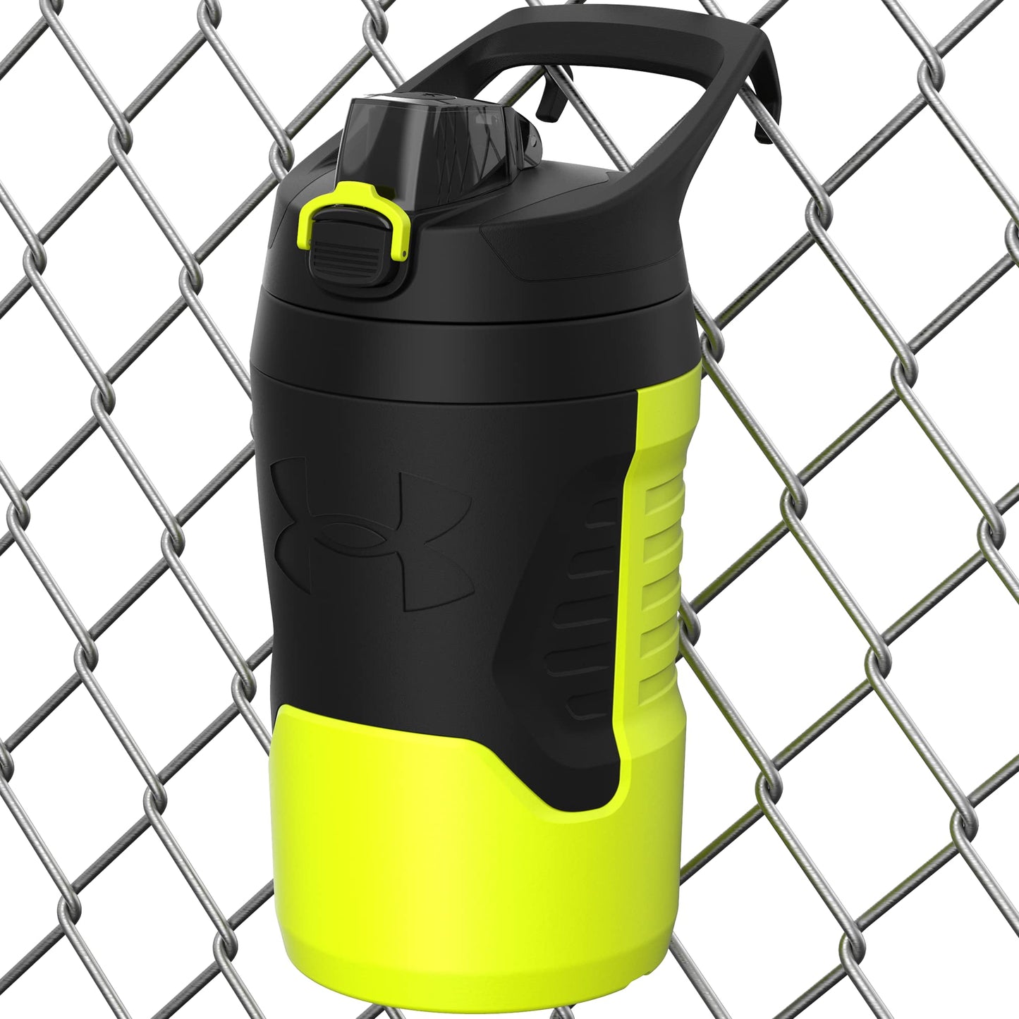 Under Armour Sports Water Jug, 32 oz Insulated Water Bottle w/Handle, Fence Hook, Leak Resistant, Baseball, Football & More