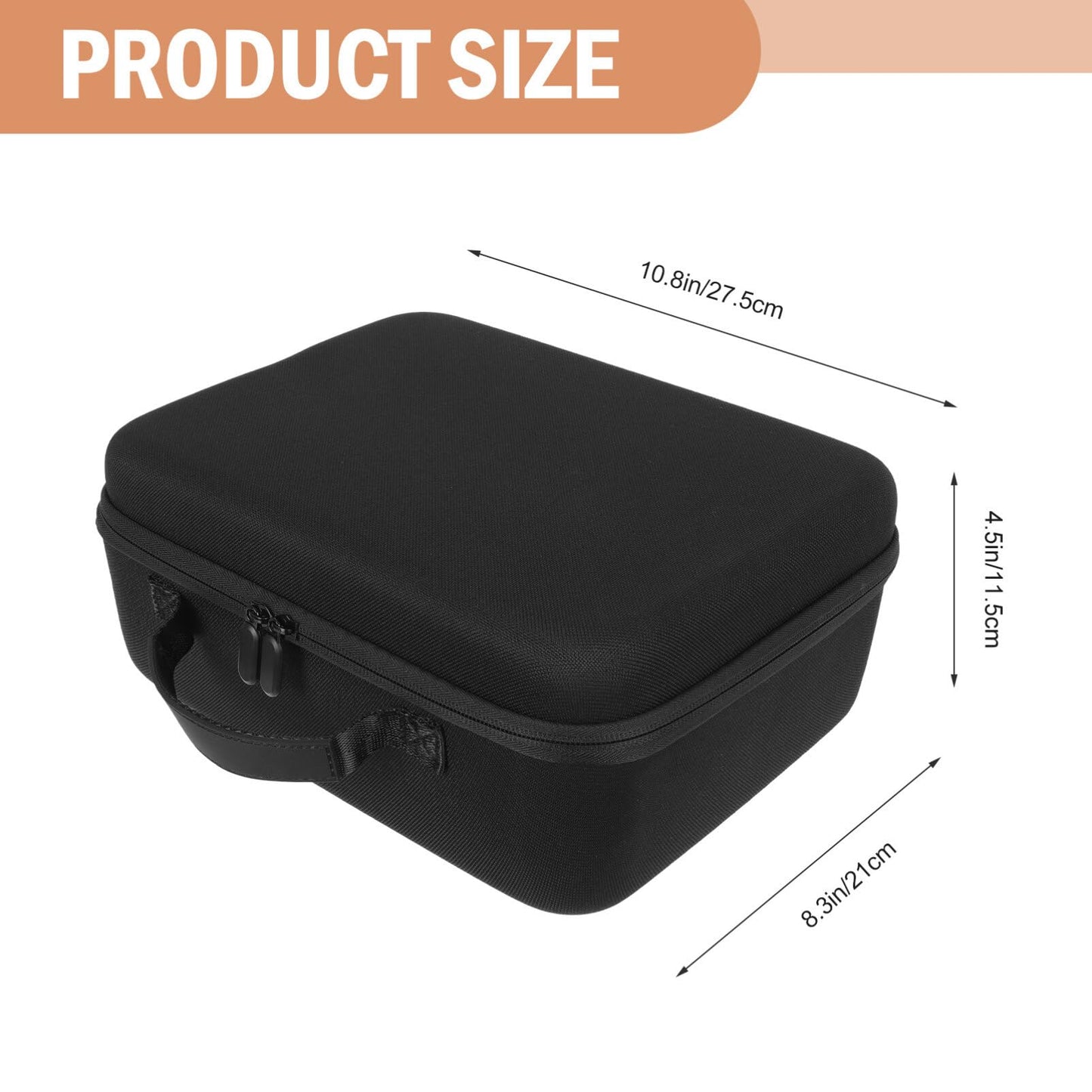 FRCOLOR Hair Dryer Case Holder Travel Storage Case Hair Blower Carrying Pouch Lightweight Eva Organizer Case Hard Shell Container Bag