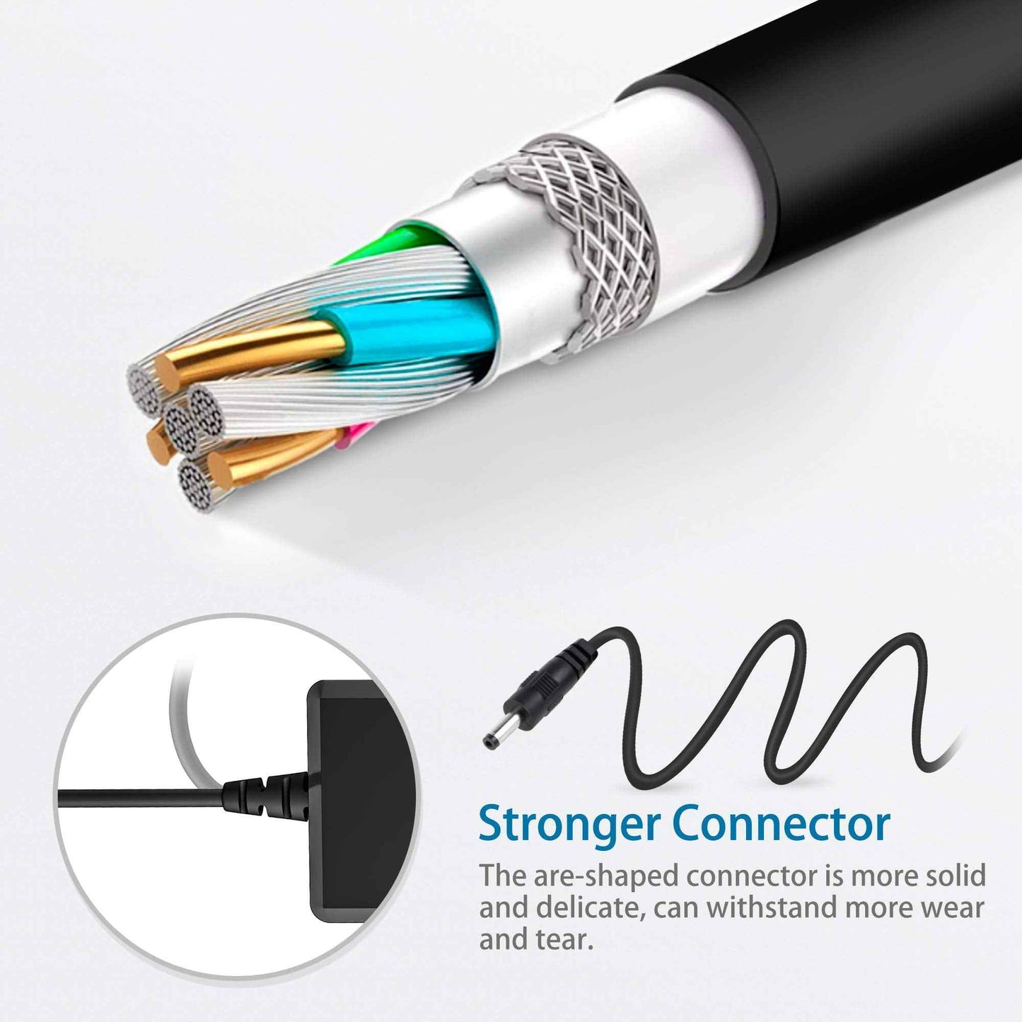 PwrON Power Cord 5V Charger for Remington Shaver PG525 PG6025 PG6060 PG6135 MB2500 Charging Cord Beard Trimmer Power Supply HK28UA-5.0-350 (6.6Ft)