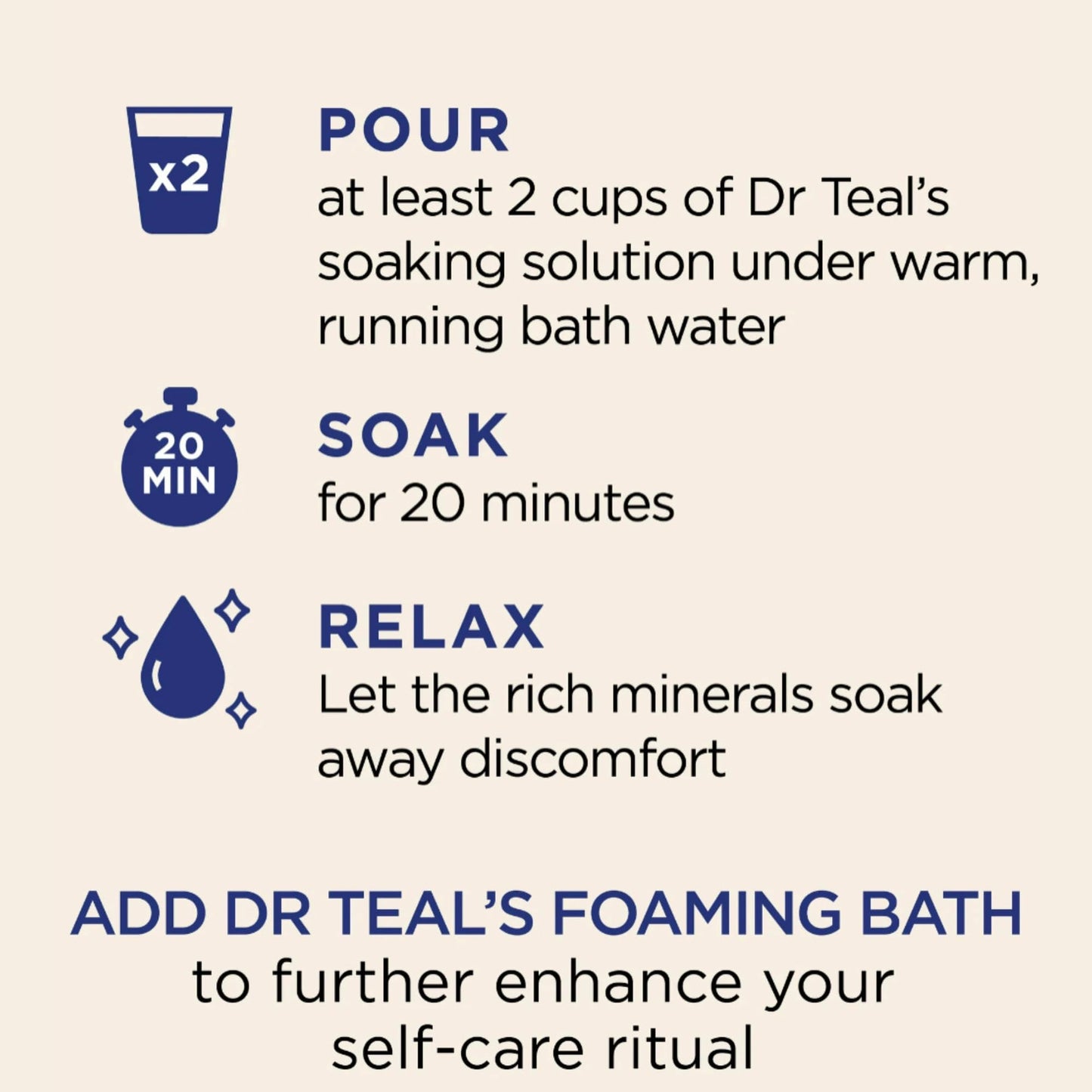 Dr Teal's Warm Autumn Comfort Pure Epsom Salt Soak, 3 lbs | 2-Pack of Limited Edition Seasonal Scent (Cozy Vanilla)