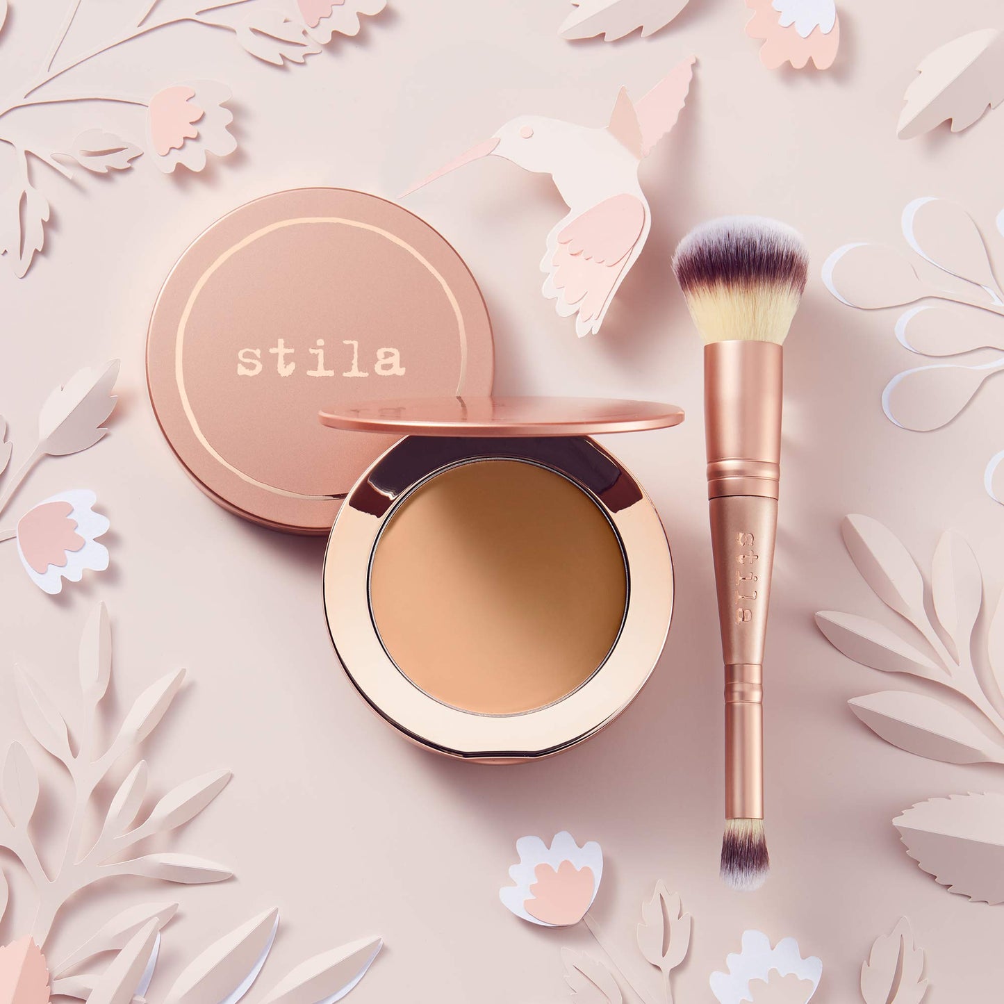 stila Double-Ended Complexion Brush, 1 ct.