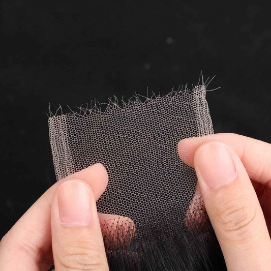 2x6 Skinlike Real HD Lace Closure Body Wave 100% Human Hair 0.095mm Ultra-thin Kim K HD Lace Closure Pre-plucked with Natural Hairline Small Single Knots Natural Black 16 Inch