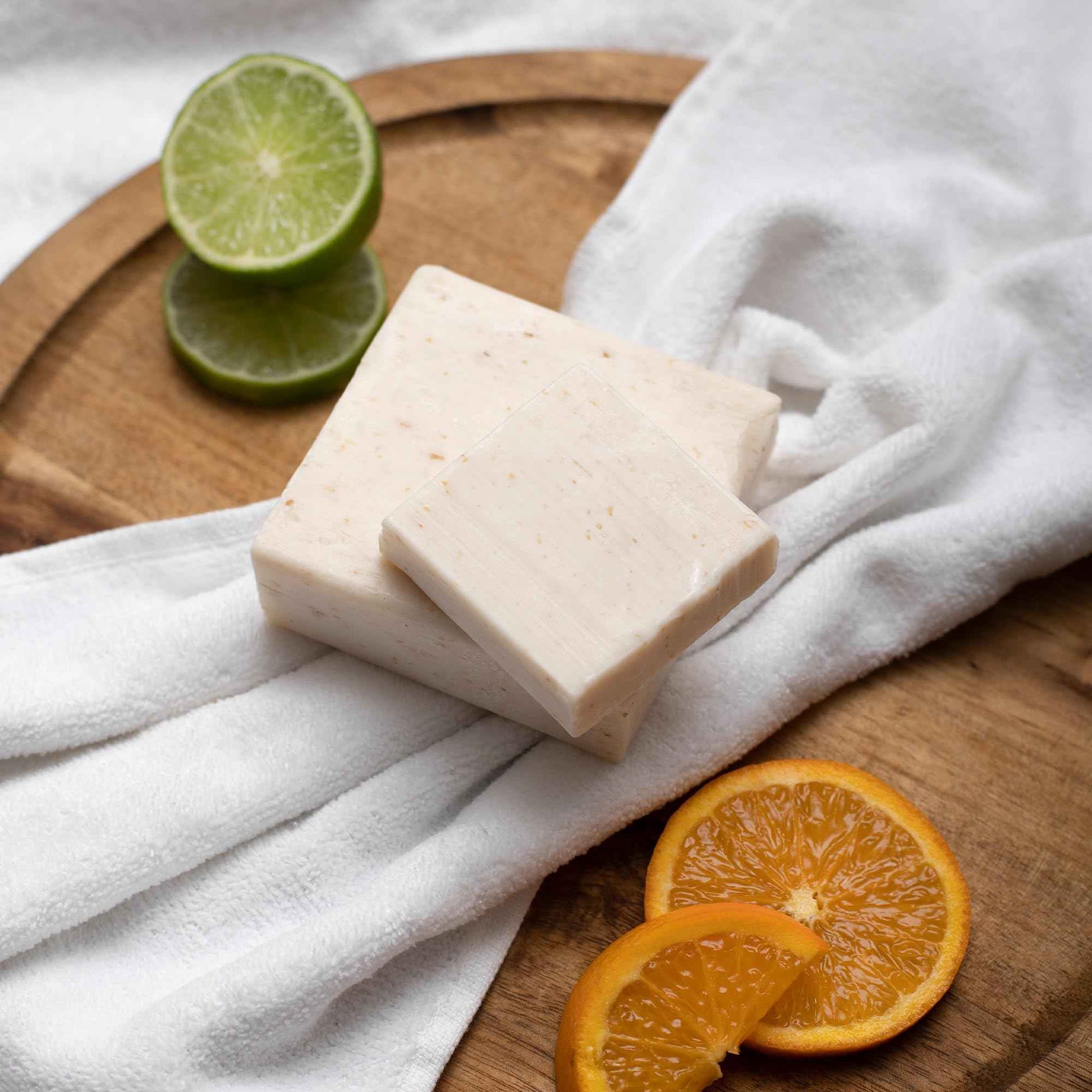 Mr. Tropical Cedar Citrus Natural Scent Handmade Organic, Essential Oils Men's Soap Bar Beard Body, Face Wash Bath Nourishing Bar Soap - 5.5 Ounce - Pack of 3