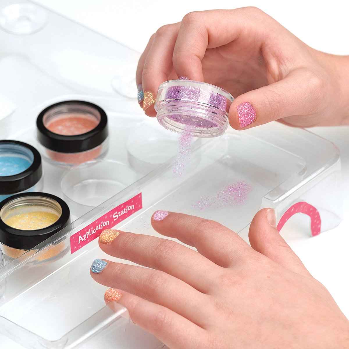 Creativity for Kids Glitter Nail Art - Glitter Manicure Kit for Kits (Ages 7+)