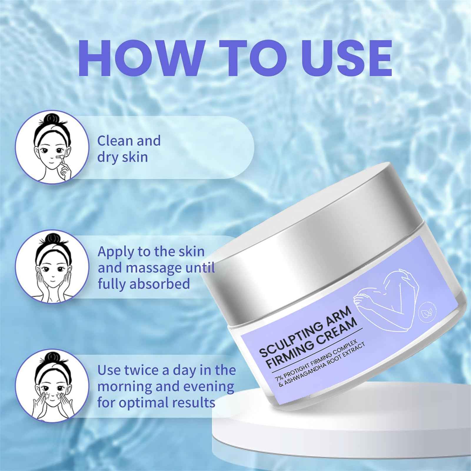 Youleoi Arm Creams & Neck Cream for Tightening and Firming, Improve Loose Skin With Firming Complex & Ashwagandha Root Extract (1)