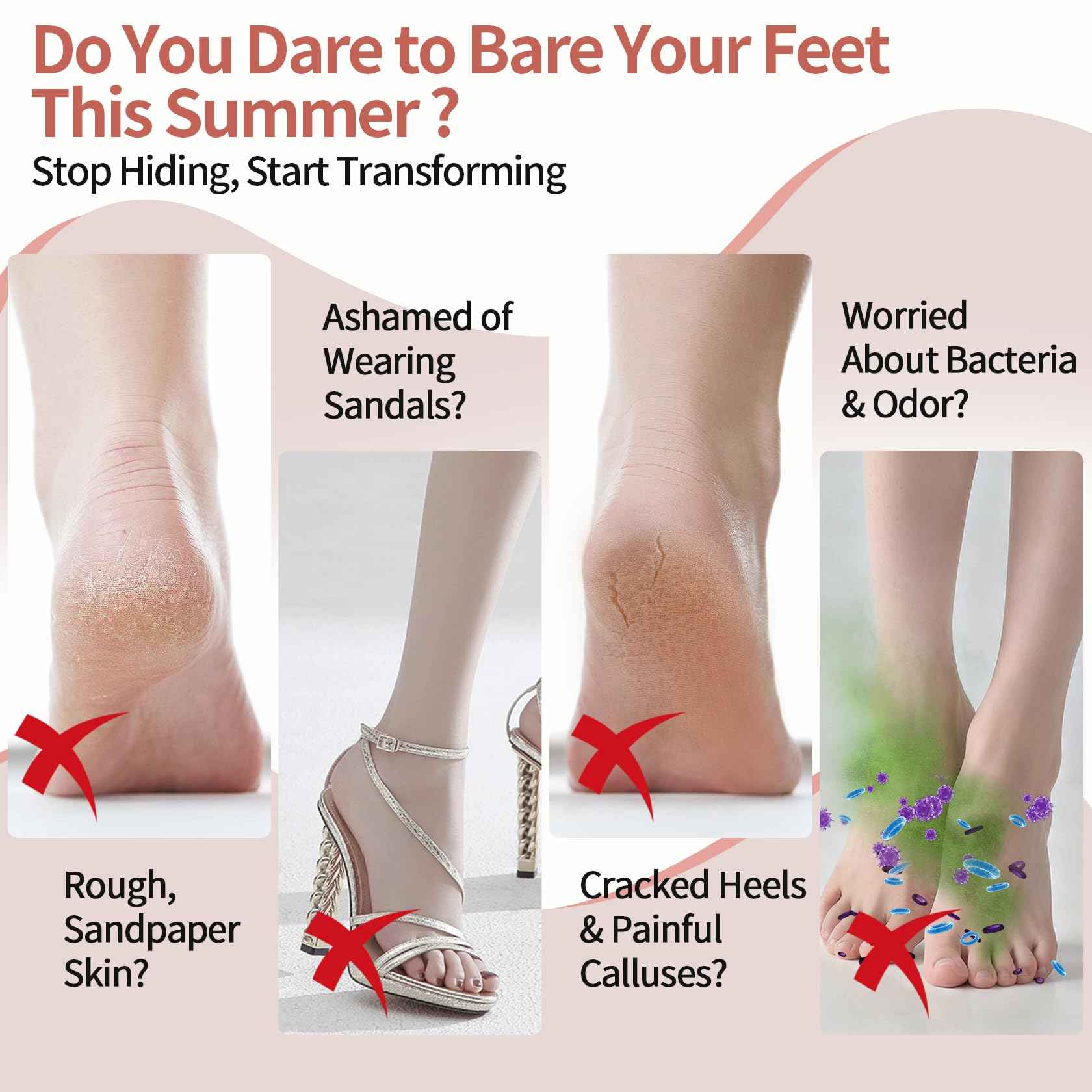 Electric Foot Callus Remover, Rechargeable Electric Callus Remover for Feet with 3 Speed, 9 in 1 Pedicure Kit with Nano-Glass, Waterproof Professional Foot File for Dead, Hard, Cracked Skin(Yellow)