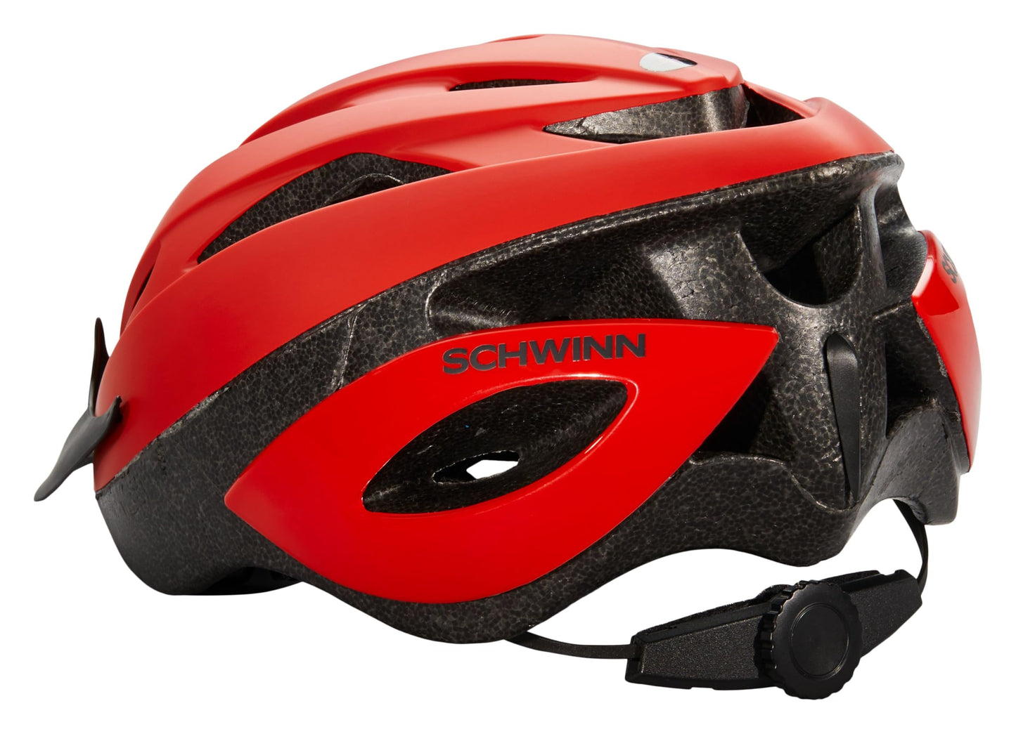 Schwinn Thrasher Bike Helmet for Adult Men Women Age 14+ with Suggested Fit 58-62cm, Lightweight with Adjustable Side and Chin Strap, No Light, Red