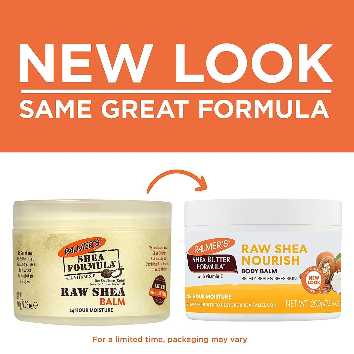 Palmer's Raw Shea Butter Formula Balm 7.25 oz (Pack of 2)