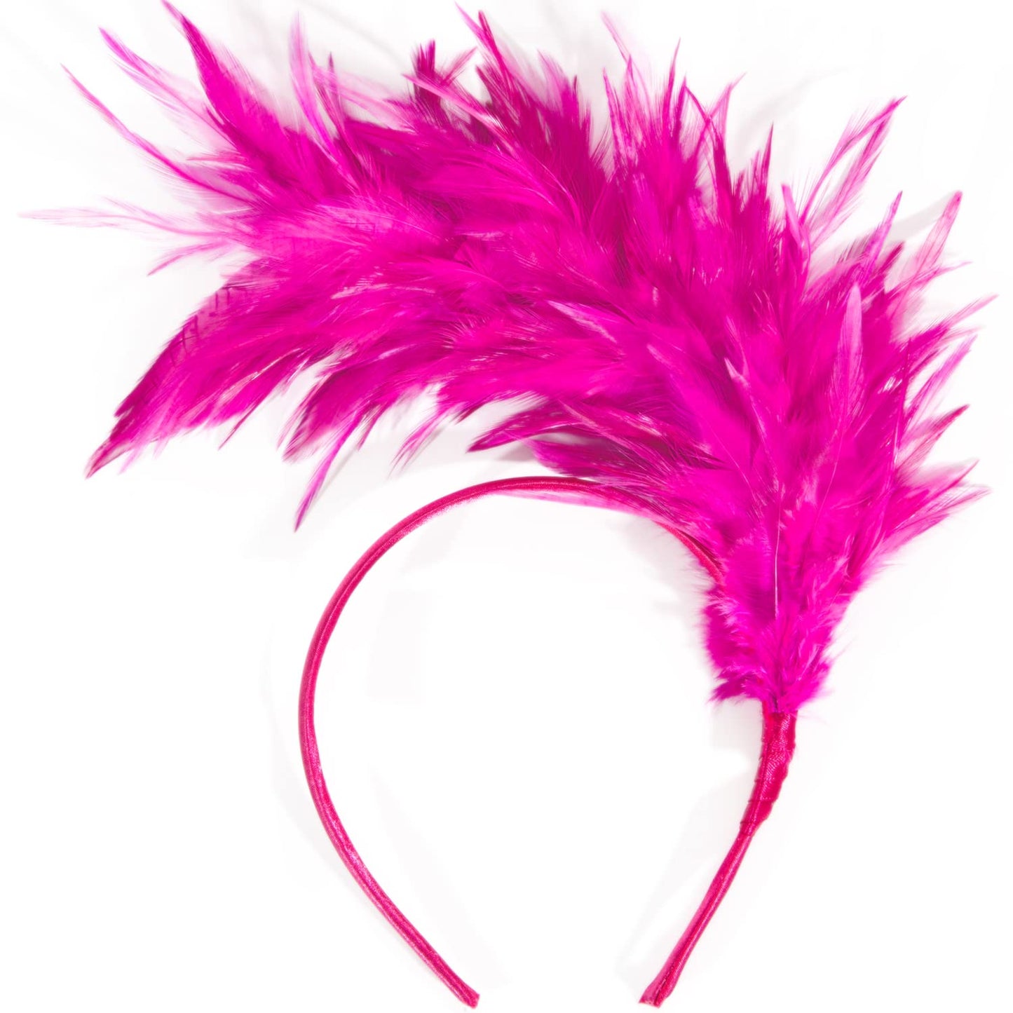 HIWIND Fashion Hairband Feathers Headband Tea Party Cocktail Wedding Headpiece