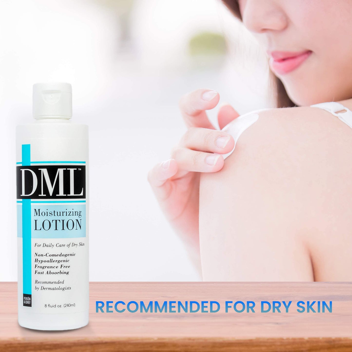 Dml Moisturizing Lotion, Fragrance Free - 8 Oz