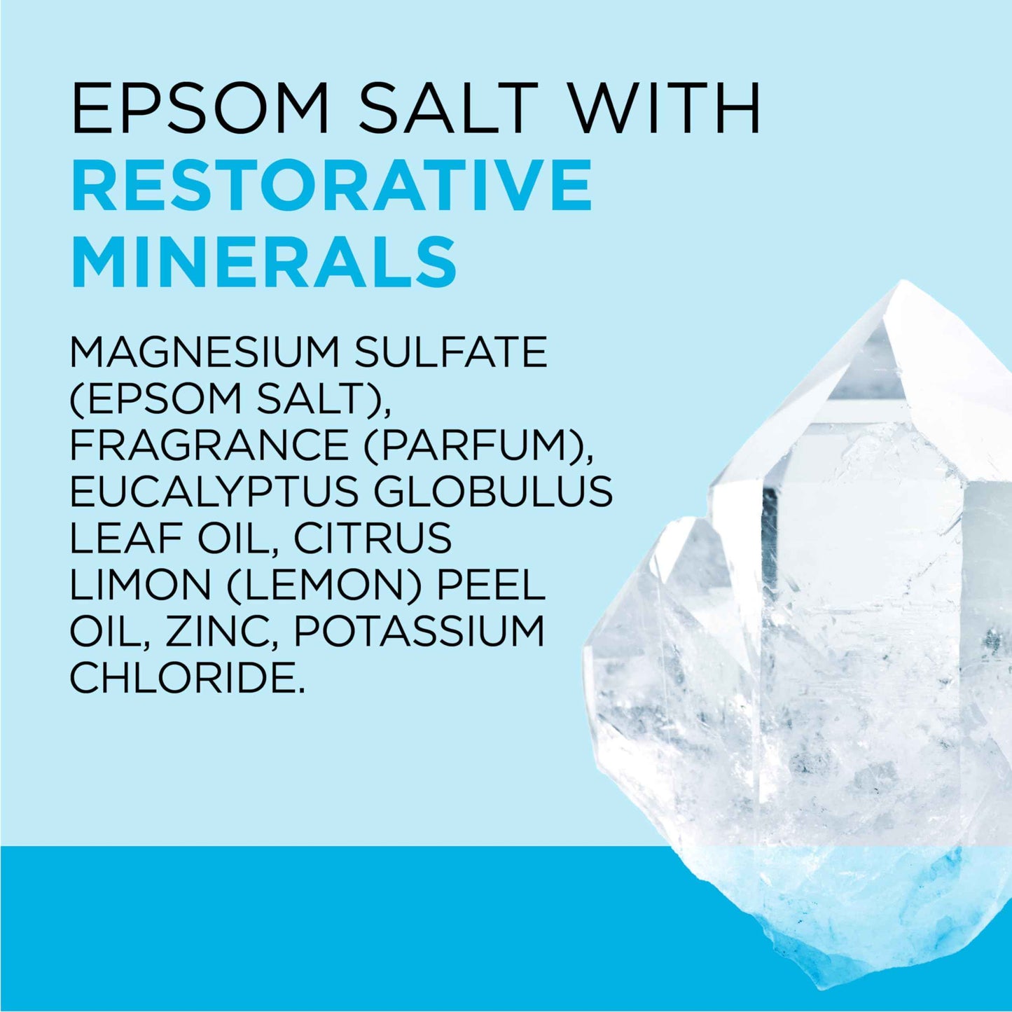 Dr Teal's Epsom Salt Magnesium Soak, Restorative Minerals with Magnesium, Potassium, Zinc & Essential Oils, 3 lbs (Pack of 4)