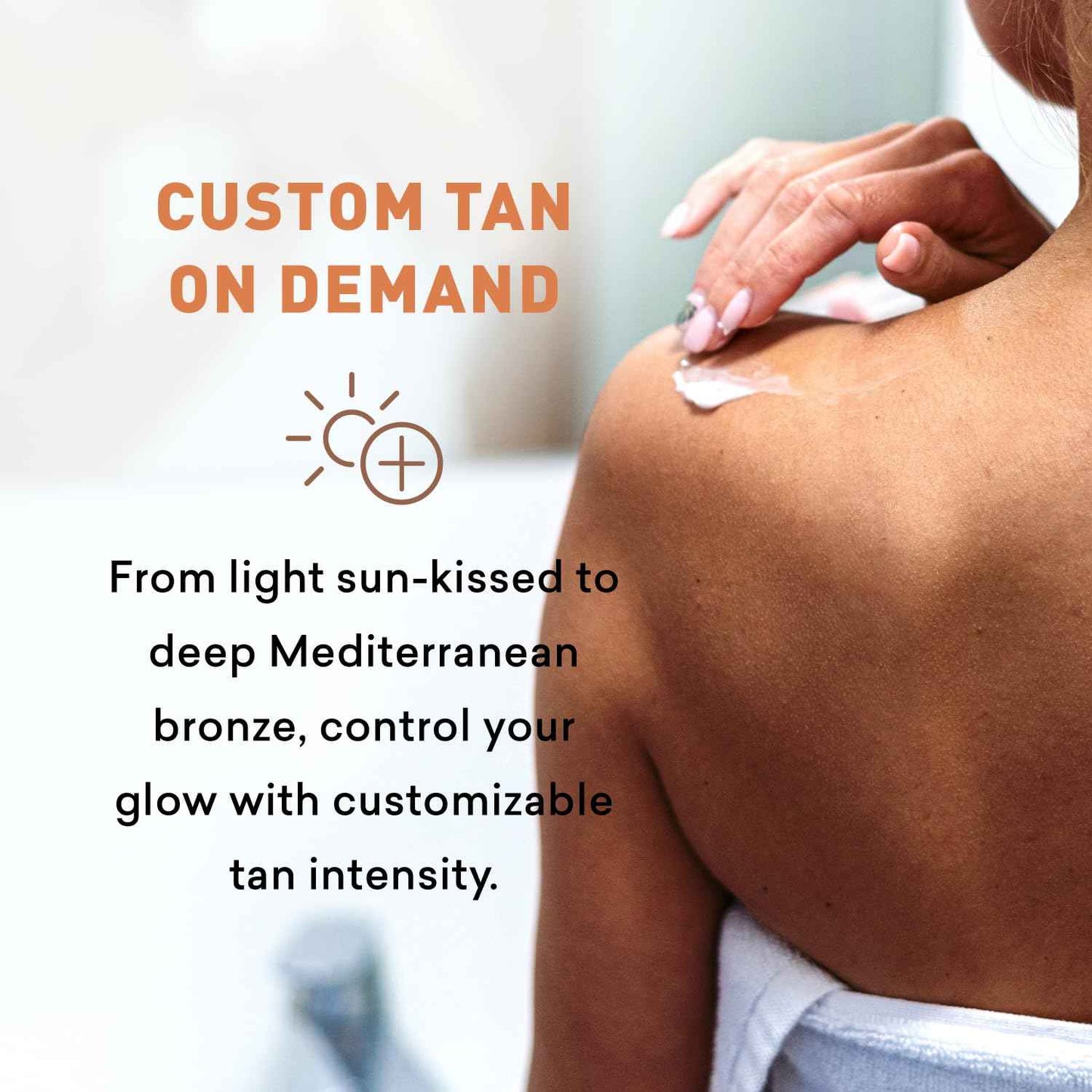 Sunless Tanning Lotion | Anti-Aging Self-Tanner | Body Tanning | Sun Kiss Glow Bronze Finish | Bronzer Lotion For All Skin Types | Just Nutritive | 8 Oz