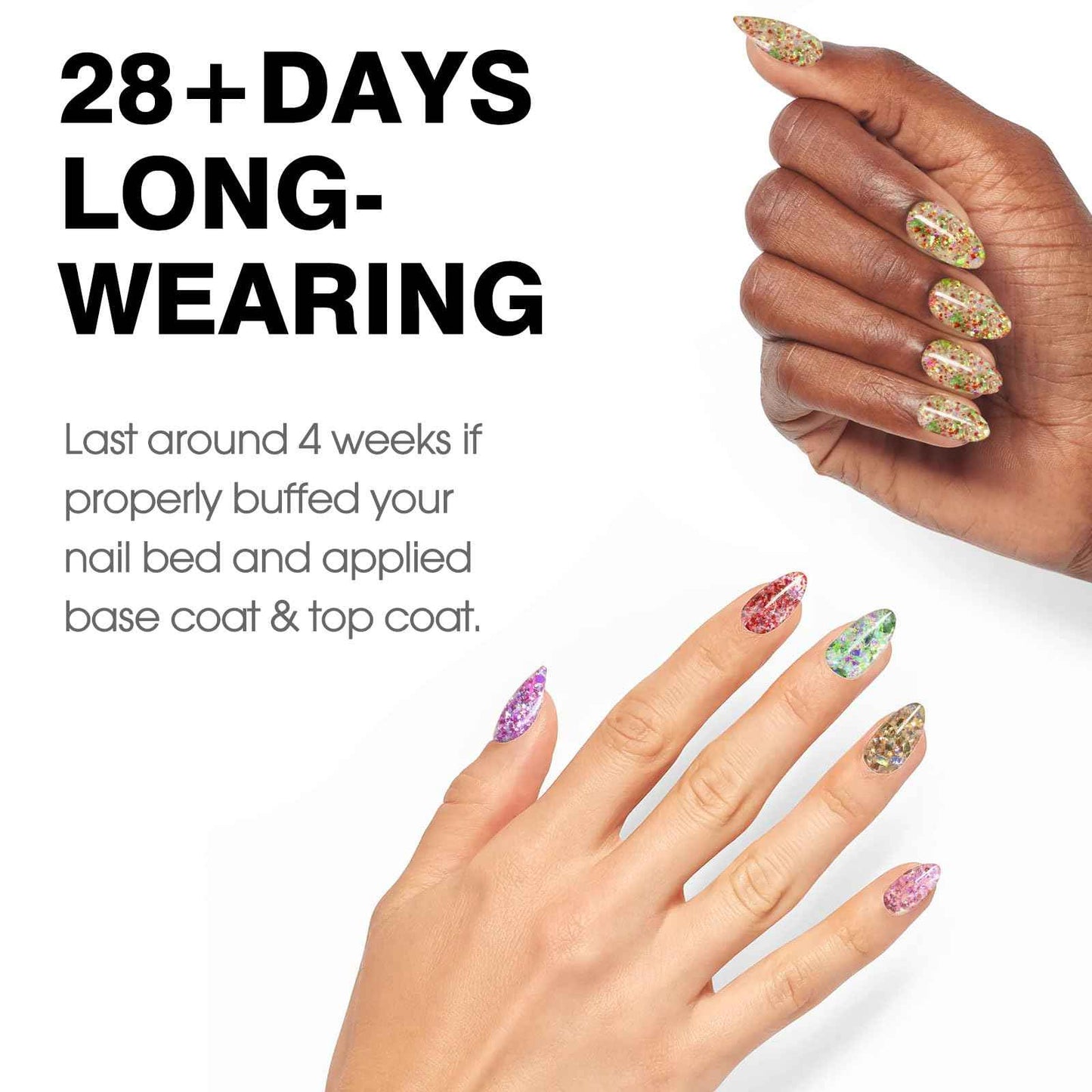 CANNI Gel Polish Glitter Gel Nail Polish Set, 8 Colors Shimmery Prism Flash Red Green Purple Fine Glitter Gel Polish U V LED Soak Off Manicure Kit Gift for Women Girls