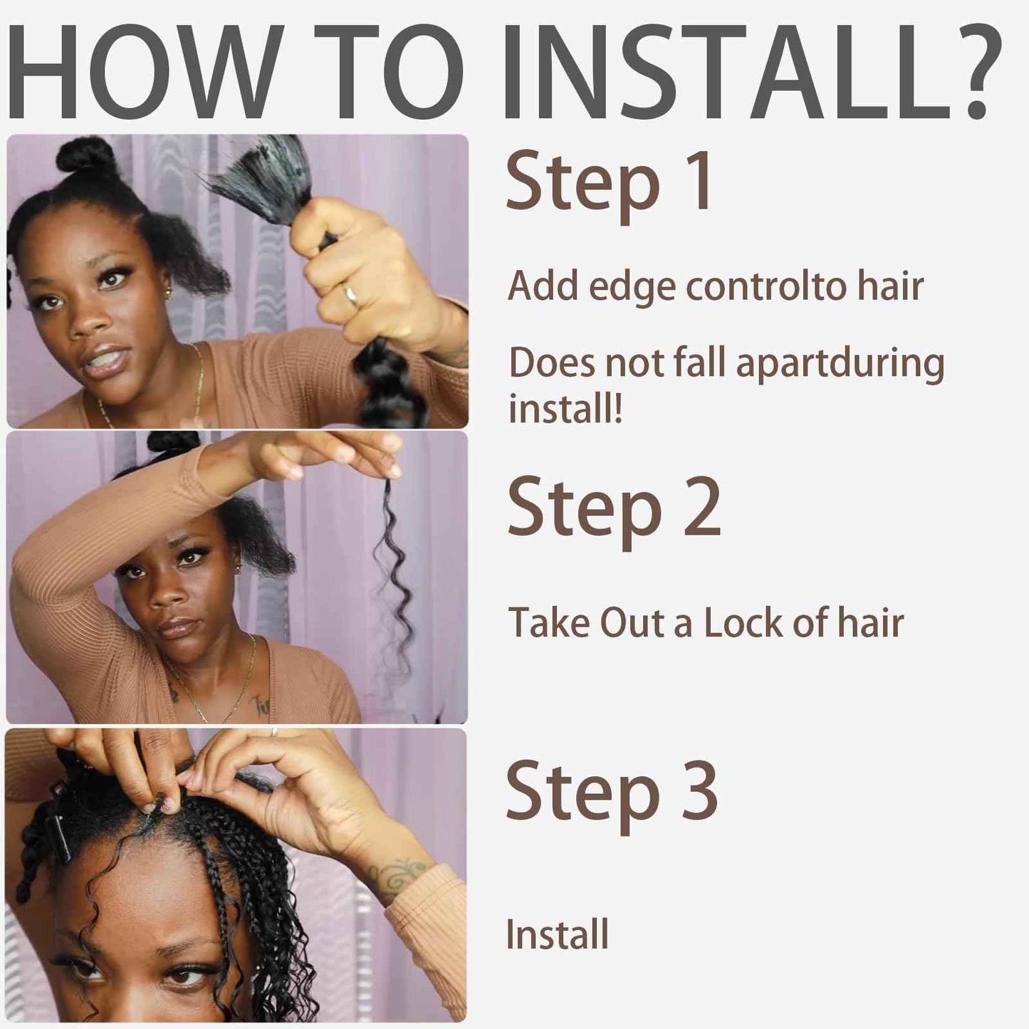 Habiliana 30 Auburn Brown Deep Wave Bulk Human Braiding Hair 2 Bundles Total 100g 18 Inch Human Hair Bundles Braiding Brazilian Virgin Curly Human Hair Extensions for Boho Braids