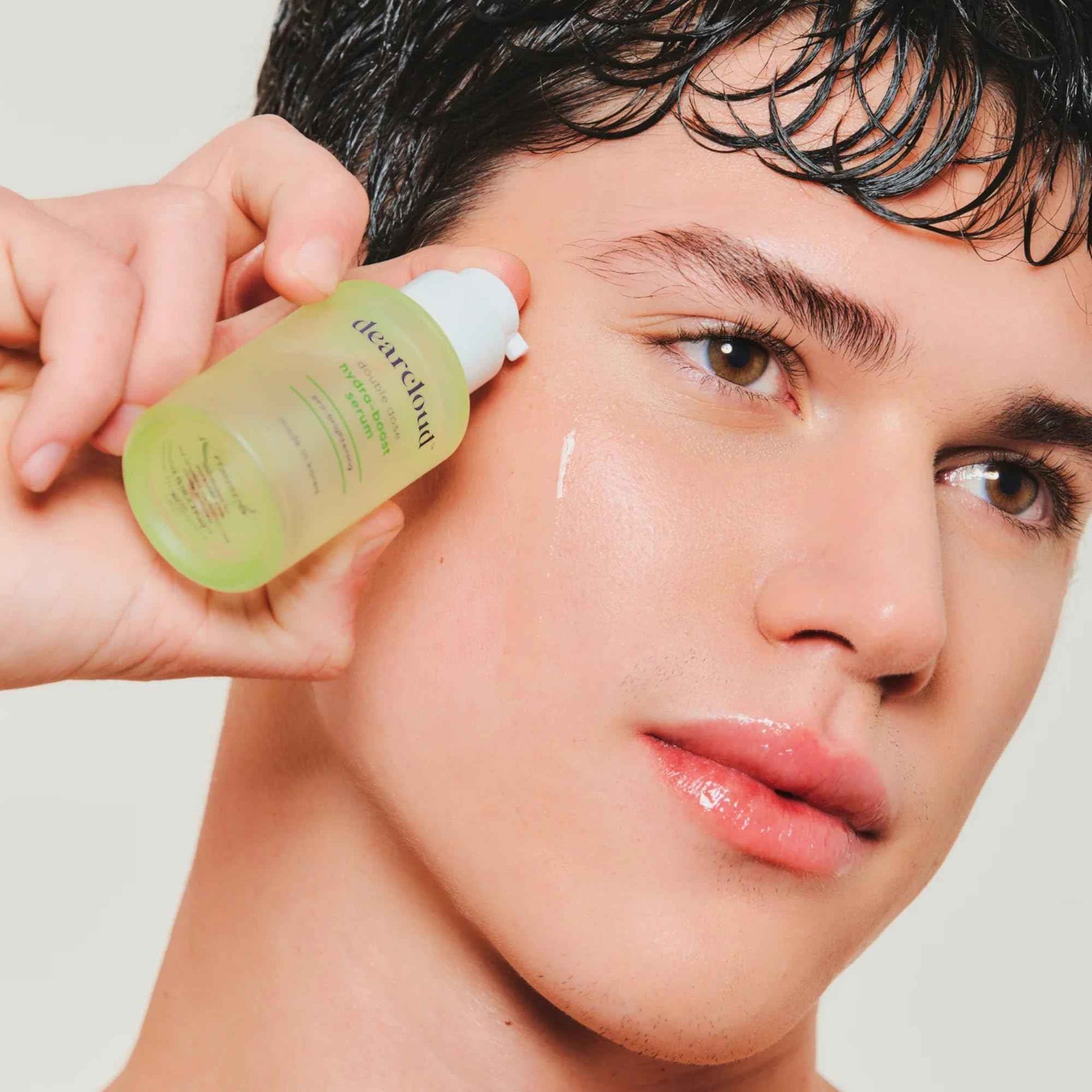 dearcloud Double Dose Hydra-Boost Serum – Hydrating Hyaluronic Acid & Vitamin C Face Serum (1 fl oz)