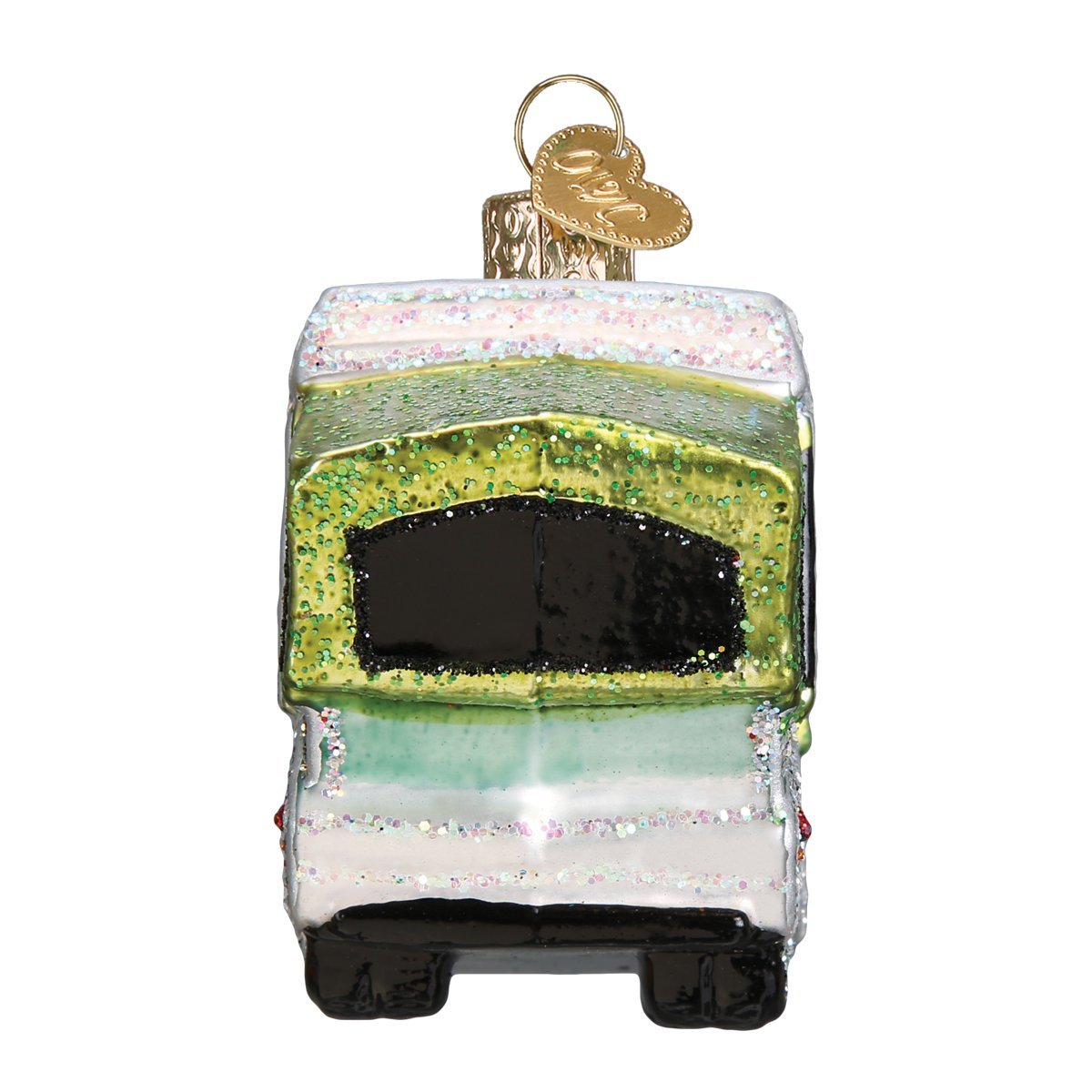 Old World Christmas Glass Blown Ornament Tent Camper (46068)