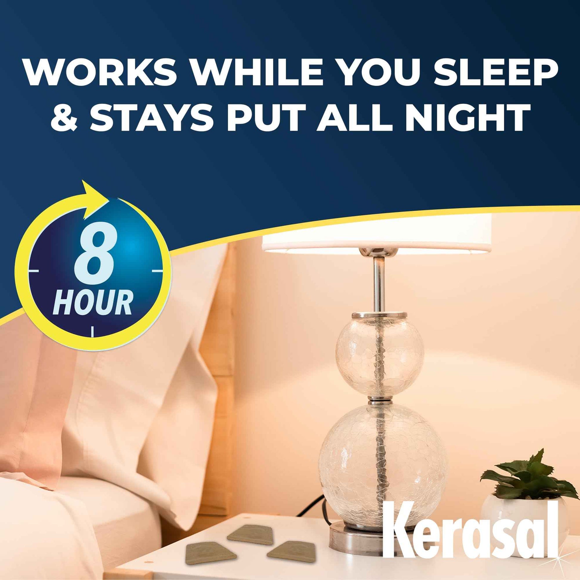 Kerasal Nighttime Renewal Fungal Nail Patches - 14 Patch Twin Pack - Overnight Nail Repair for Nail Fungus Damage, 8-Hour Nail Treatment Restores Healthy Appearance