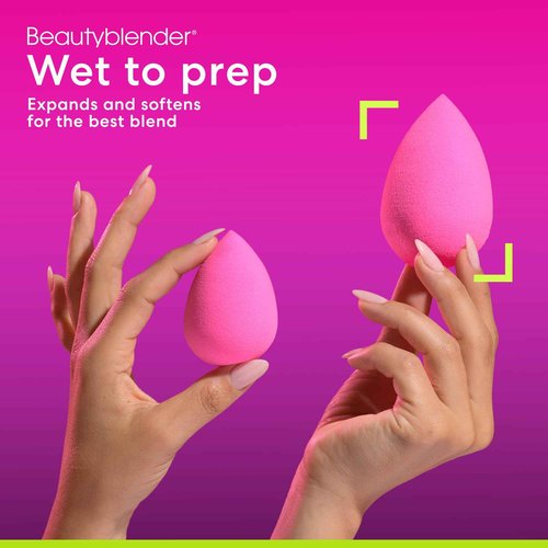 Beautyblender® | Original Pink Beauty Blender + Blender Defender Case + Solid Blendercleanser® Complete 3-Piece Bundle, Beauty Blender for Blending Foundations, Travel Case & Unscented Cleanser, 1oz