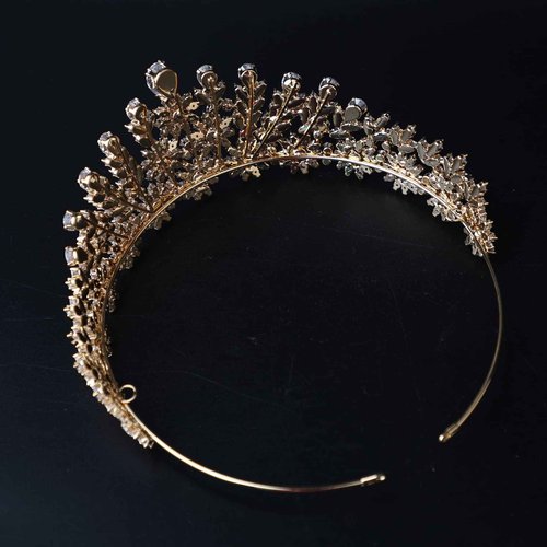 Princess Bridal Tiara CZ Prom Pageant Homecoming Quinceanera Sweet 16 Birthday Crown Crystal Headpieces for Women Hair Accessories Silver