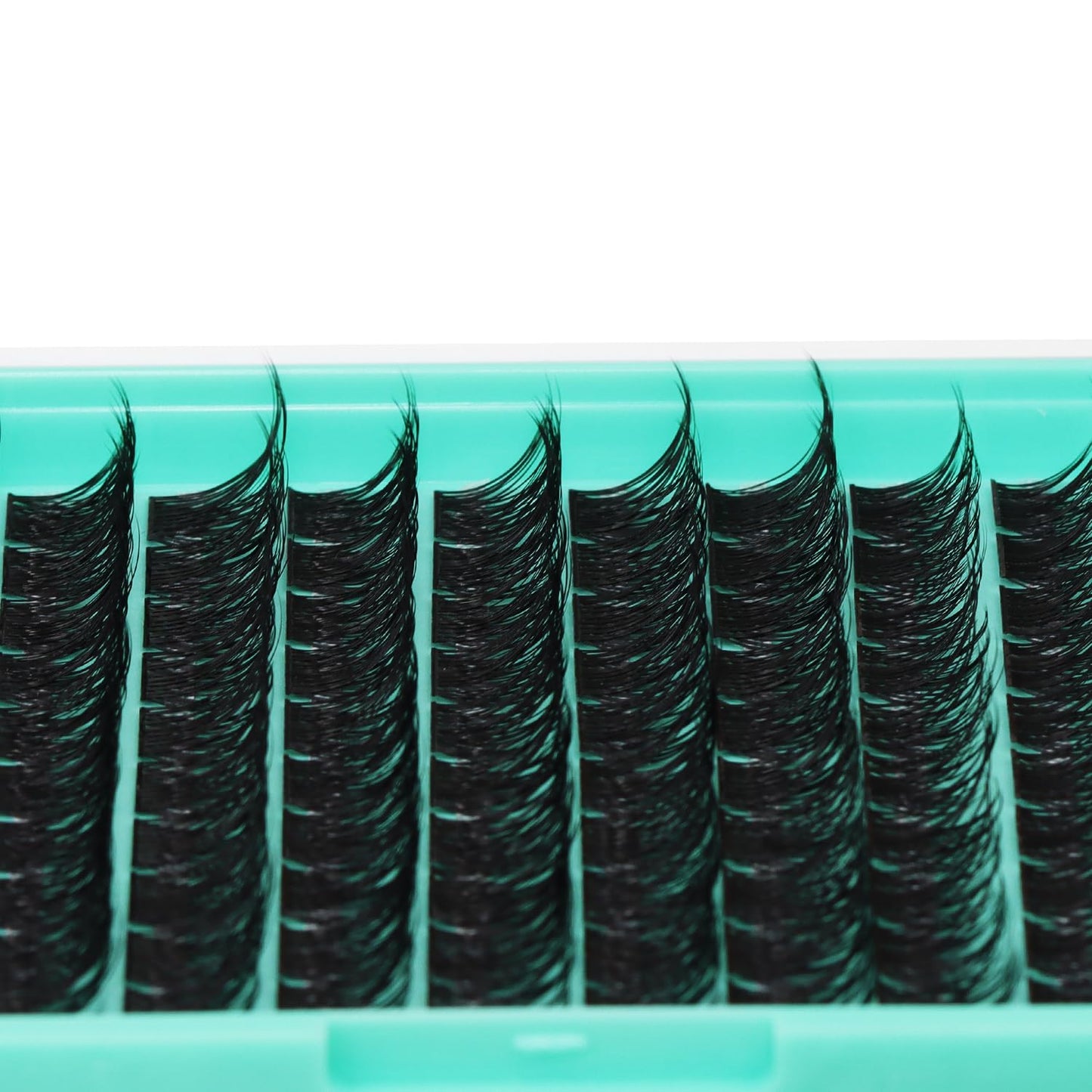 Bodermincer 110 Cluster 14-16-18mm Mixed Length Black Lash Cluster Eyelash Extension Natural 3D Russian Volume Faux 3D Effect Glue Bonded Cluster Eyelashes (Y10# 14-16-18mm Mixed)