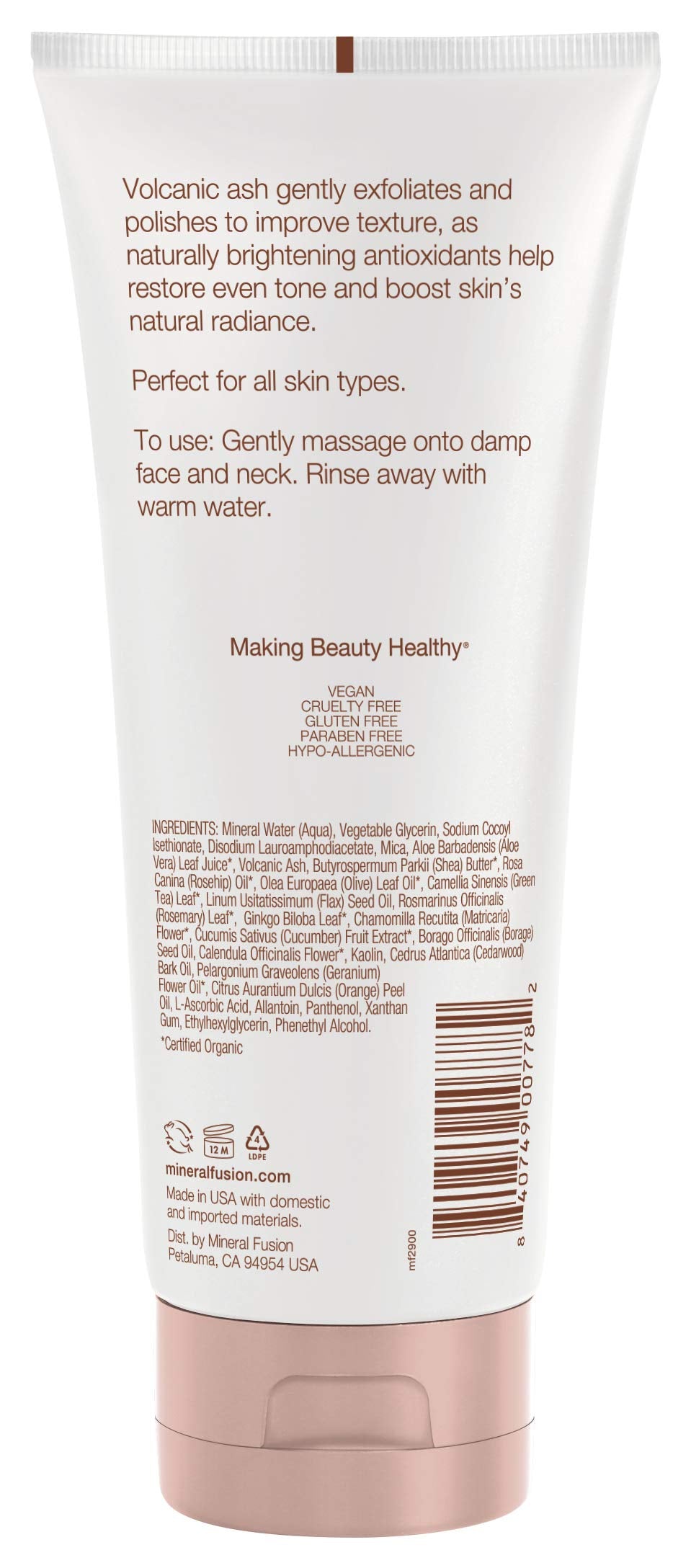 Mineral Fusion Creamy Brightening Cleanser, 7 oz