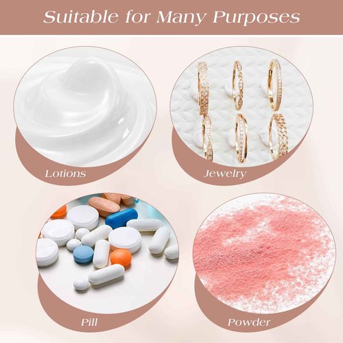 4 Pcs Travel Containers Sets Silicone Cream Jars Empty Lotion Leak-proof Bottles with Sealed Lid For Lotion Moisturizer Sunscreen Cosmetic Skincare Set(Four Colors)